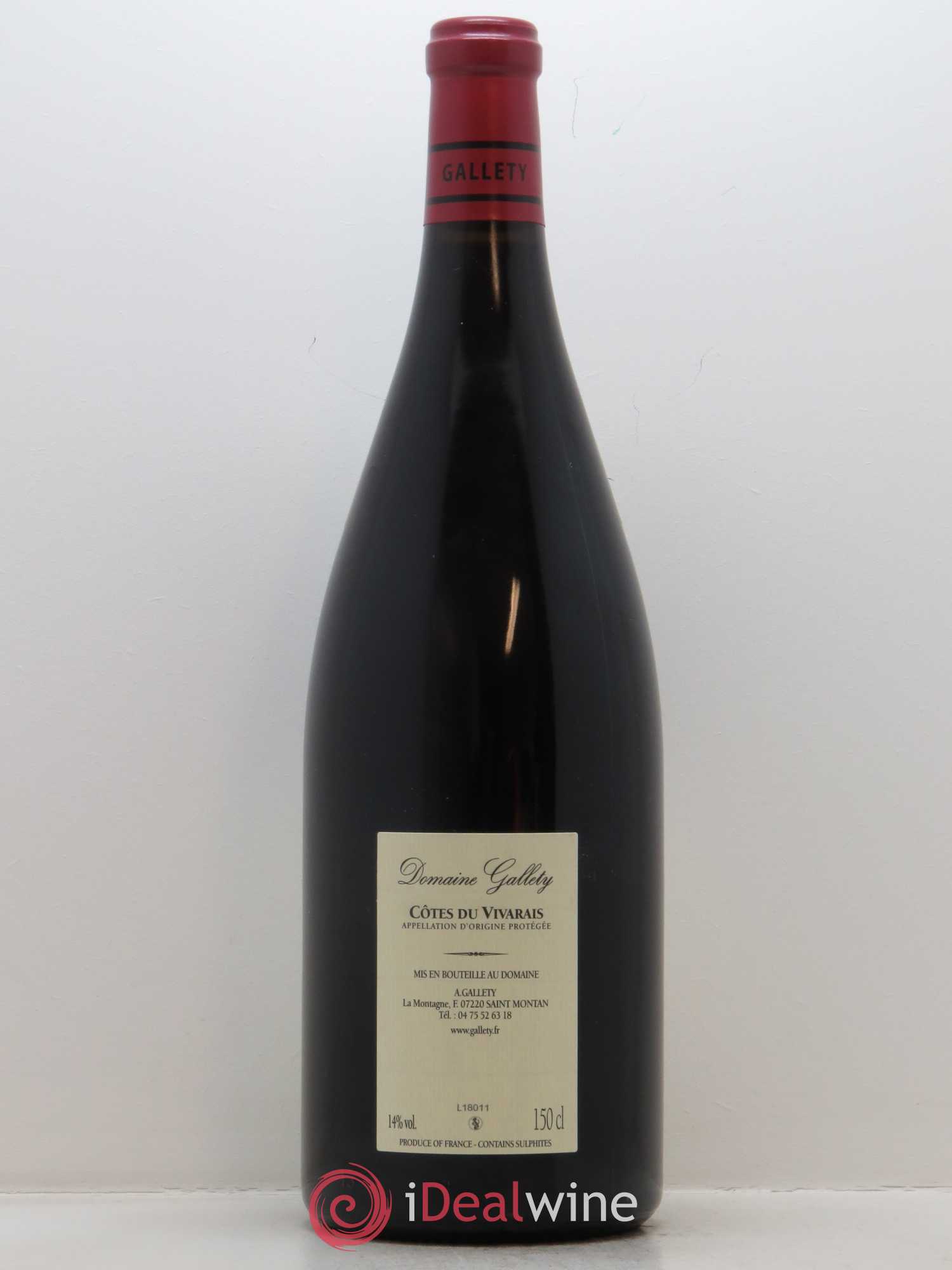 Côtes du Vivarais Gallety (Domaine) 2016 - Lot de 1 magnum - 1