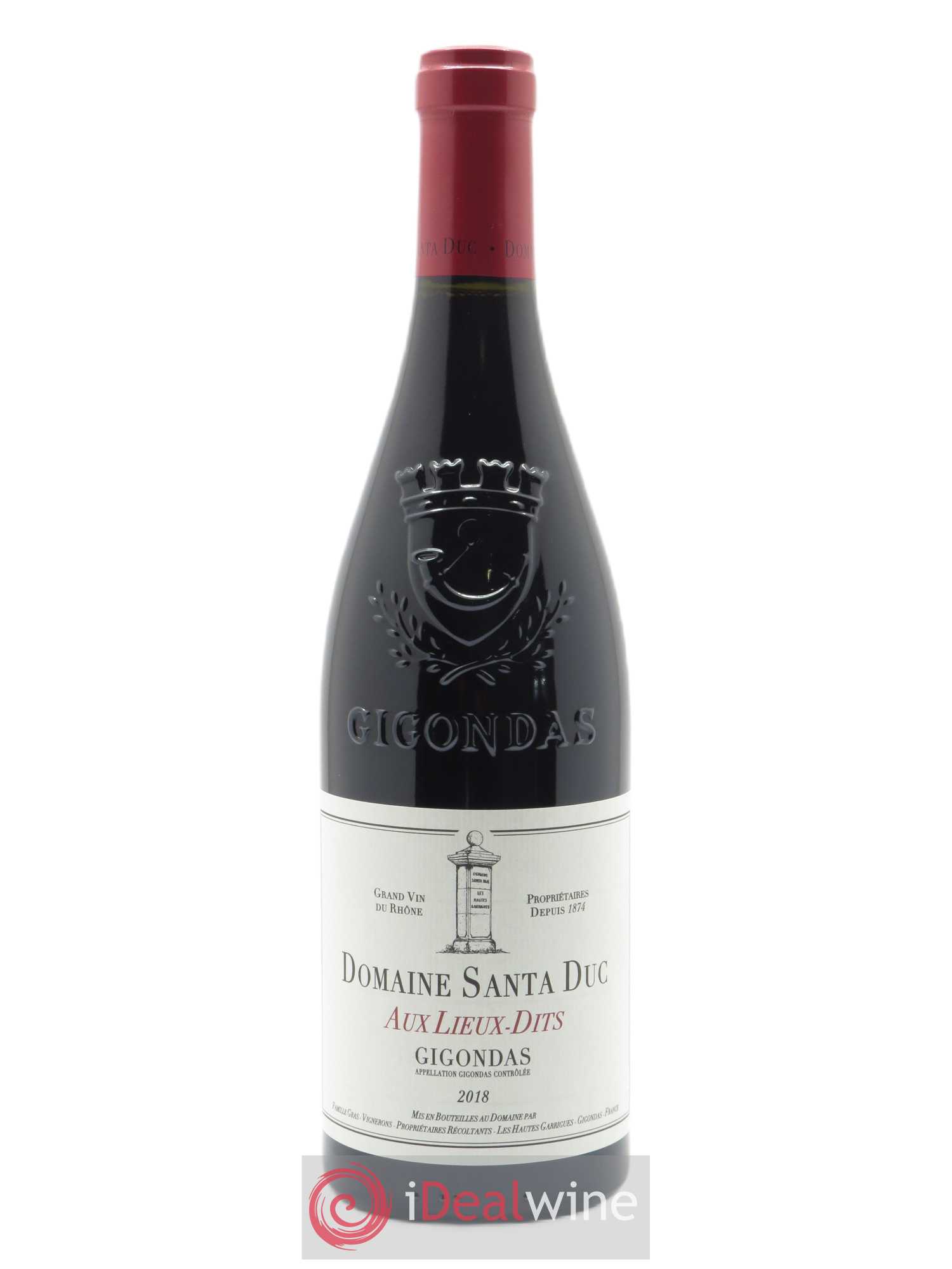 Gigondas Santa Duc (Domaine) Aux Lieux dits Famille Gras 2018 - Posten von 1 Flasche - 0