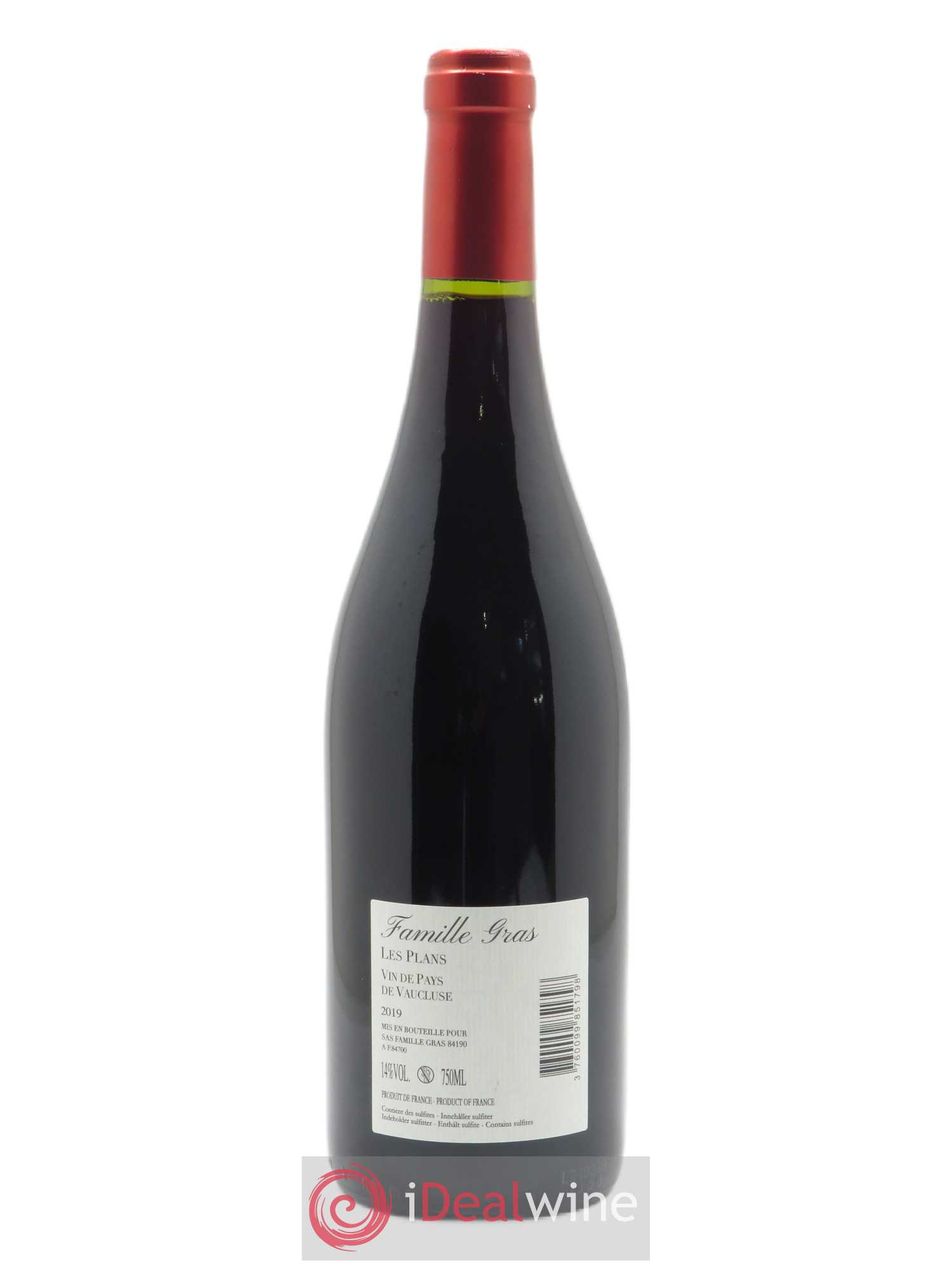 Vaucluse (Vin de Pays de Vaucluse) Santa Duc (Domaine) Les Plans Famille Gras 2019 - Lot de 1 bouteille - 1