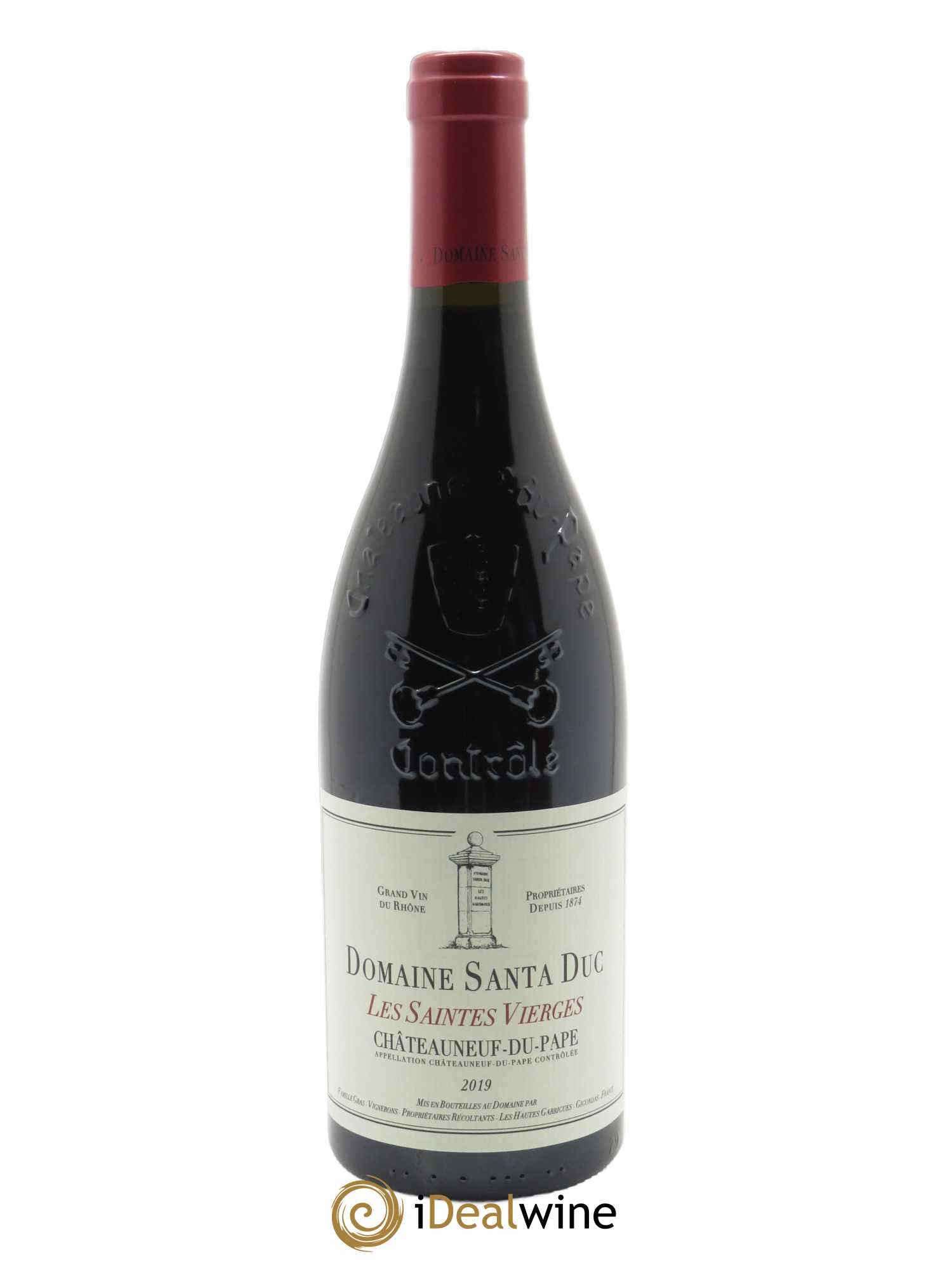 Châteauneuf-du-Pape Santa Duc (Domaine) Les Saintes Vierges Famille Gras 2019 - Lot of 1 bottle - 0