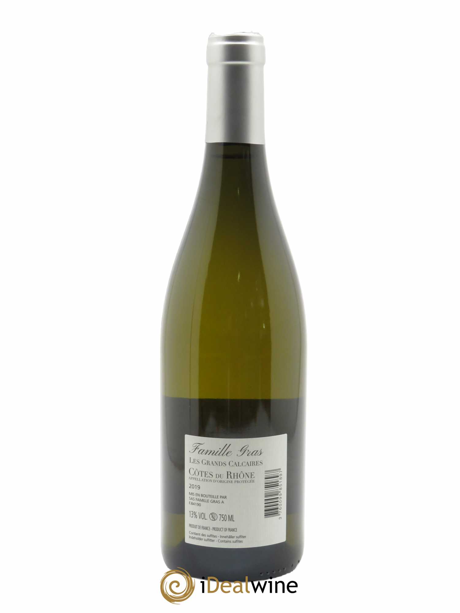 Côtes-du-Rhône Santa Duc (Domaine) Les Grands Calcaires Famille Gras 2019 - Lot de 1 bouteille - 1