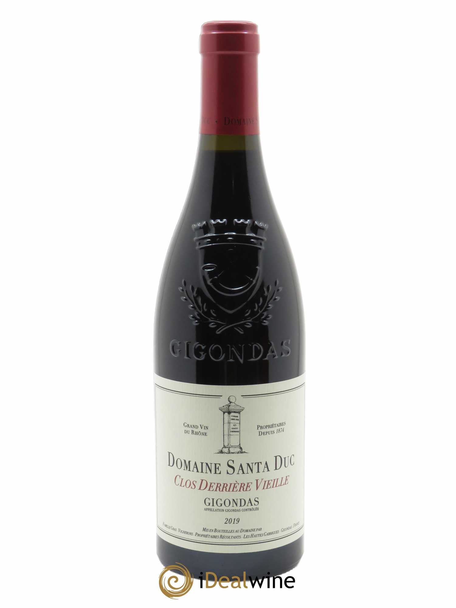 Gigondas Santa Duc (Domaine) Clos Derrière Vieille Famille Gras 2019 - Lot of 1 bottle - 0
