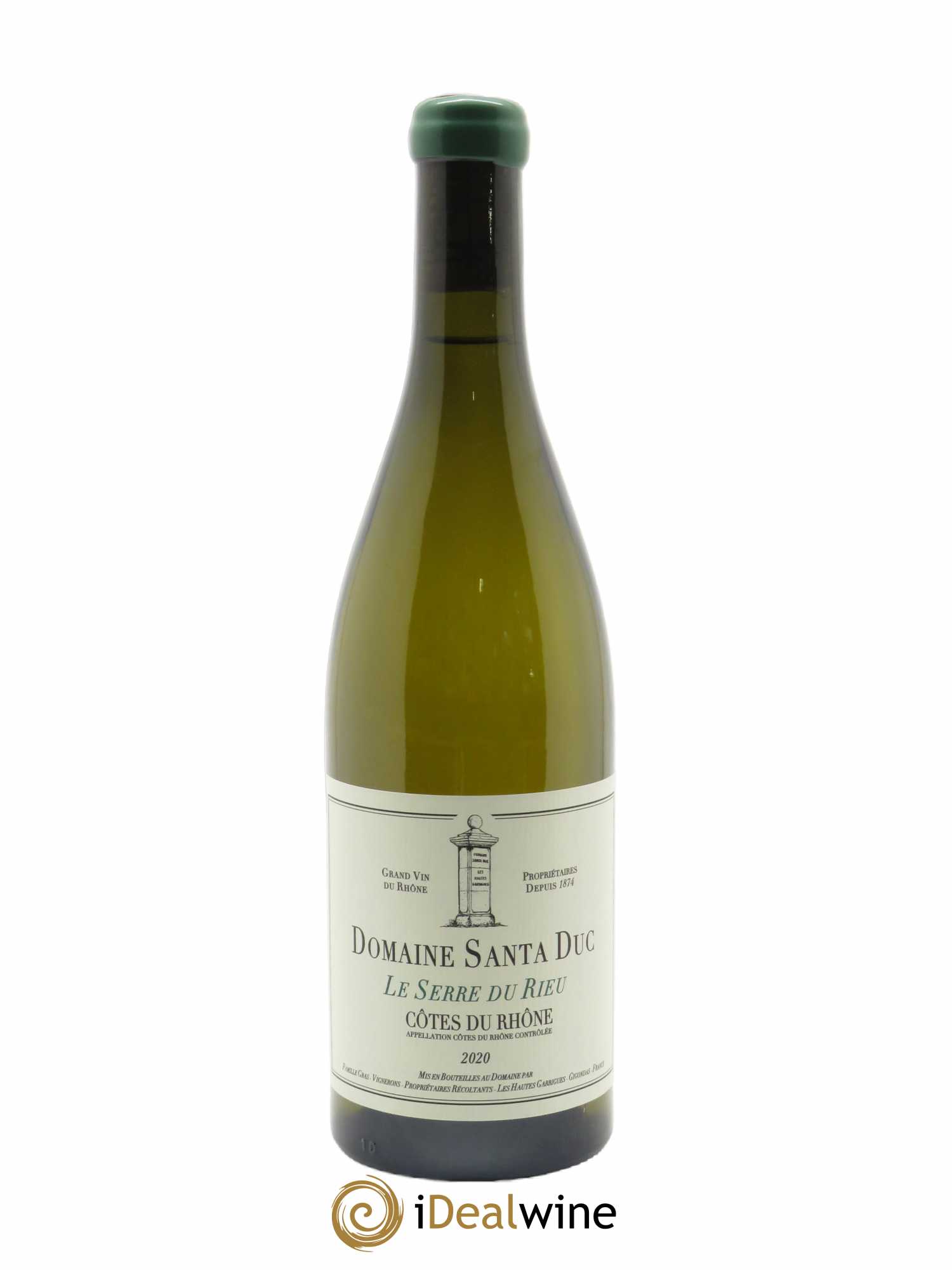 Côtes-du-Rhône Santa Duc (Domaine) Le Serre du Rieu Famille Gras 2020 - Lot of 1 bottle - 0