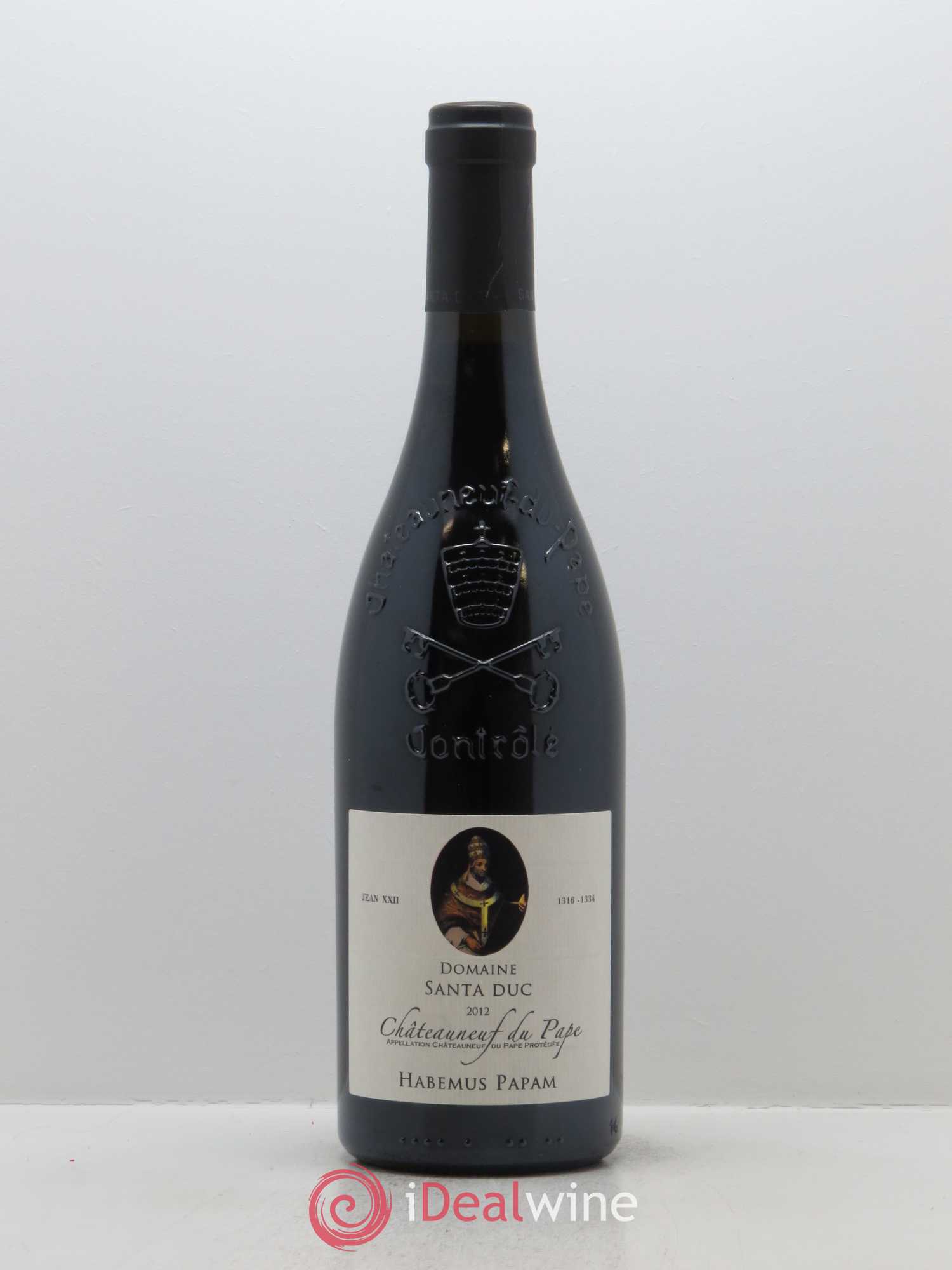 Châteauneuf-du-Pape Santa Duc (Domaine) Habemus Papam Famille Gras 2012 - Lot de 1 bouteille - 0