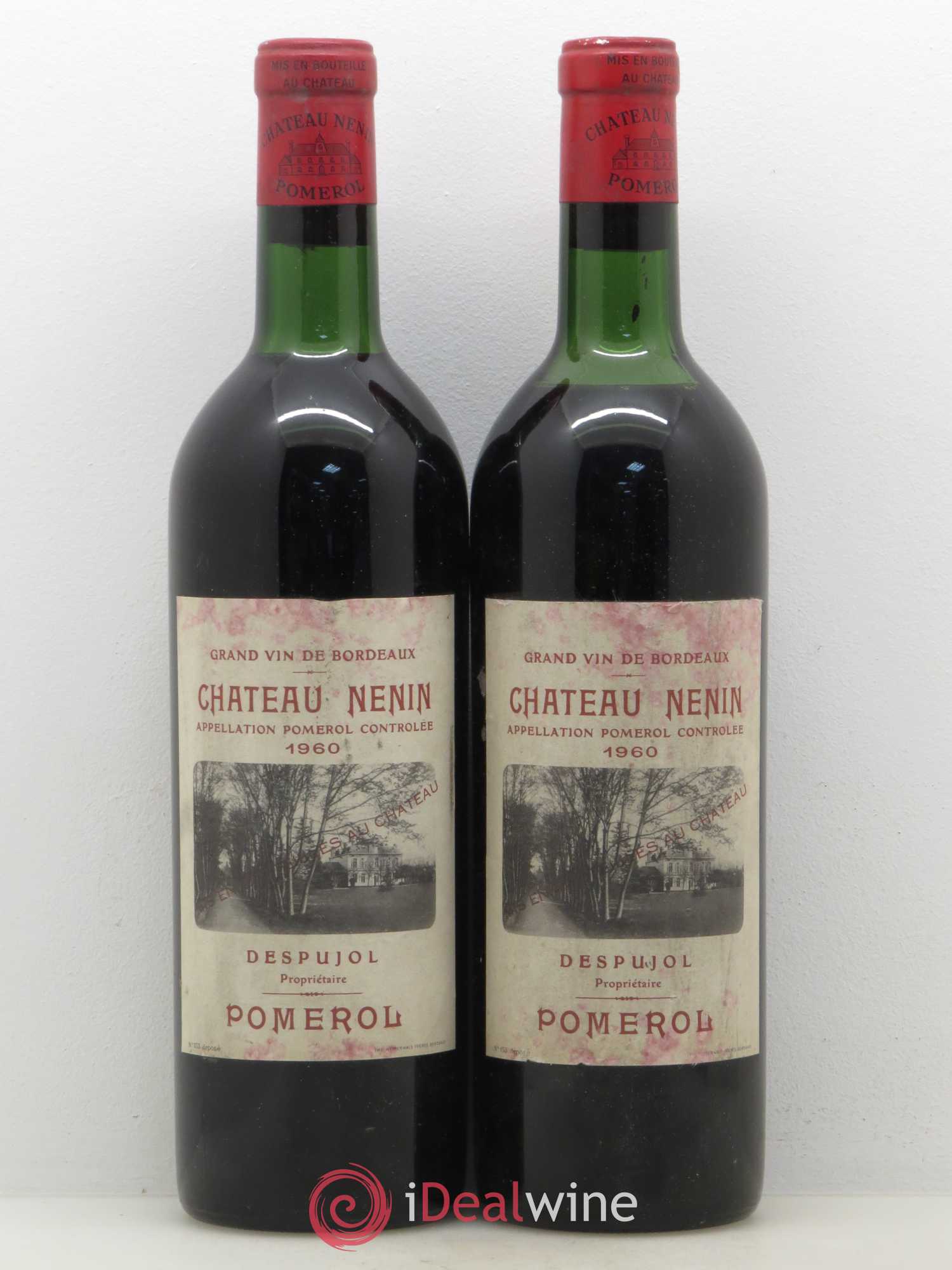 Château Nenin 1960 - Lot de 2 bouteilles - 0