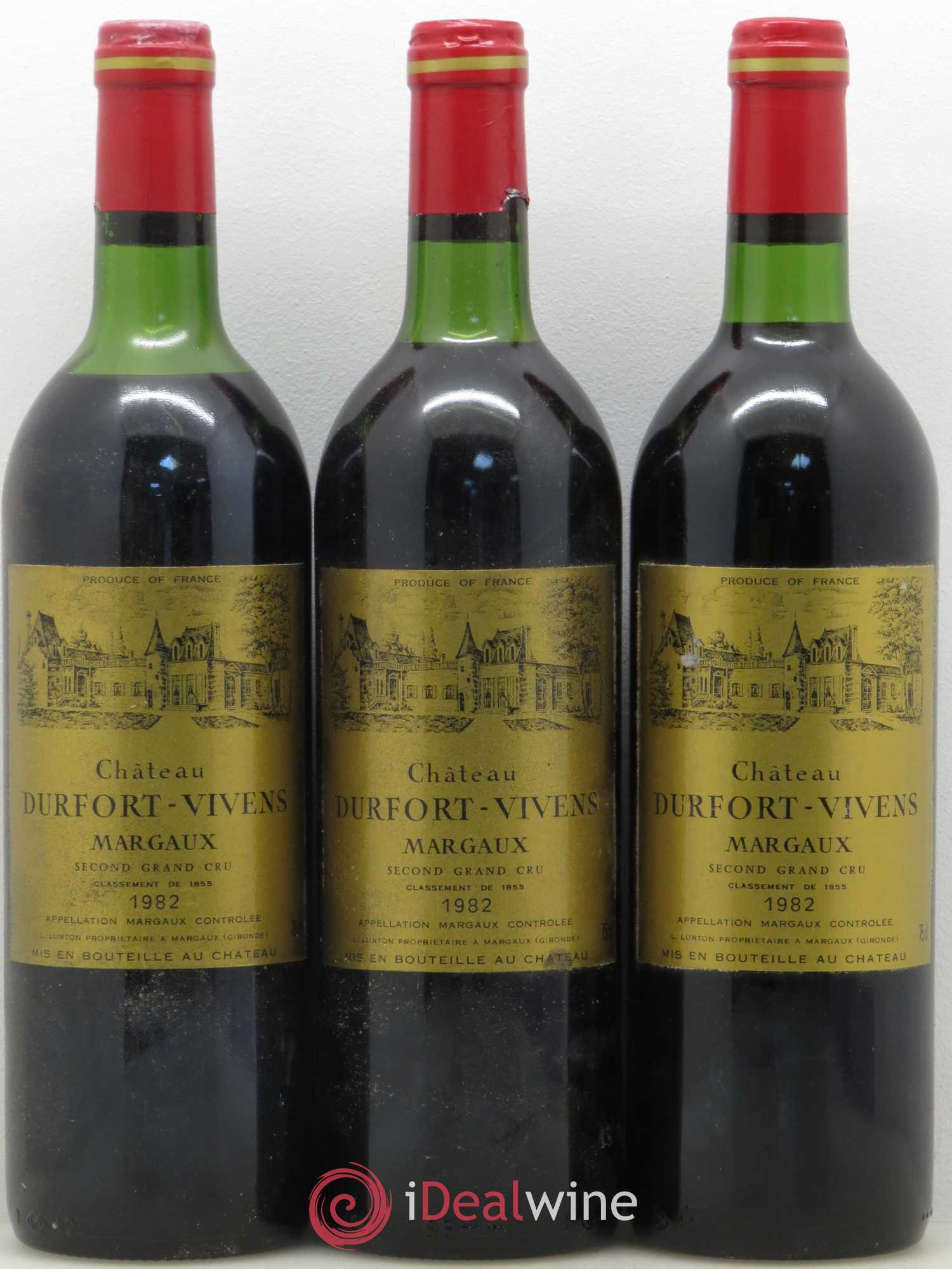 Château Durfort Vivens 2ème Grand Cru Classé 1982 - Lot de 6 bouteilles - 1