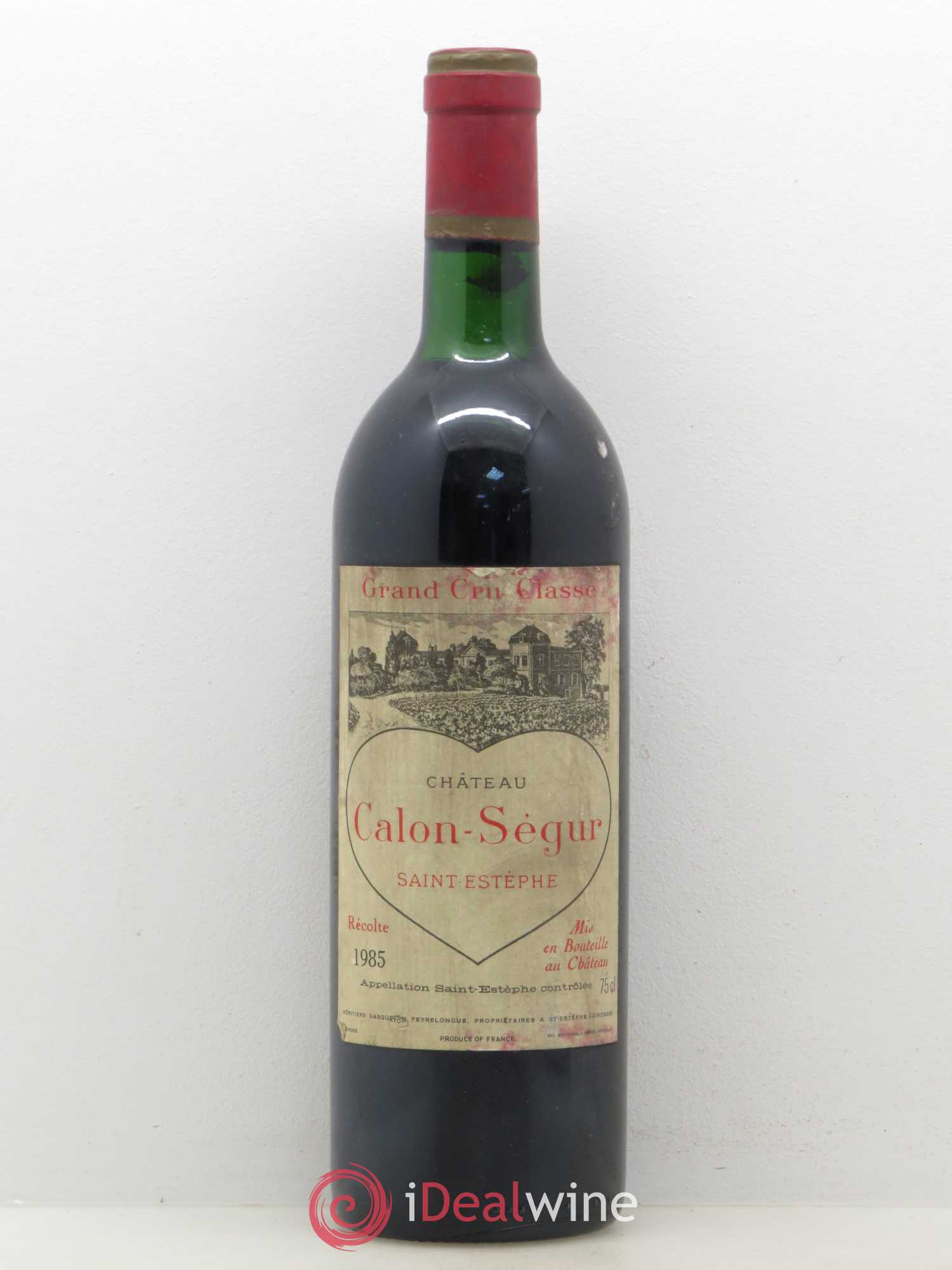 Château Calon Ségur 3ème Grand Cru Classé 1985 - Lot de 1 bouteille - 0