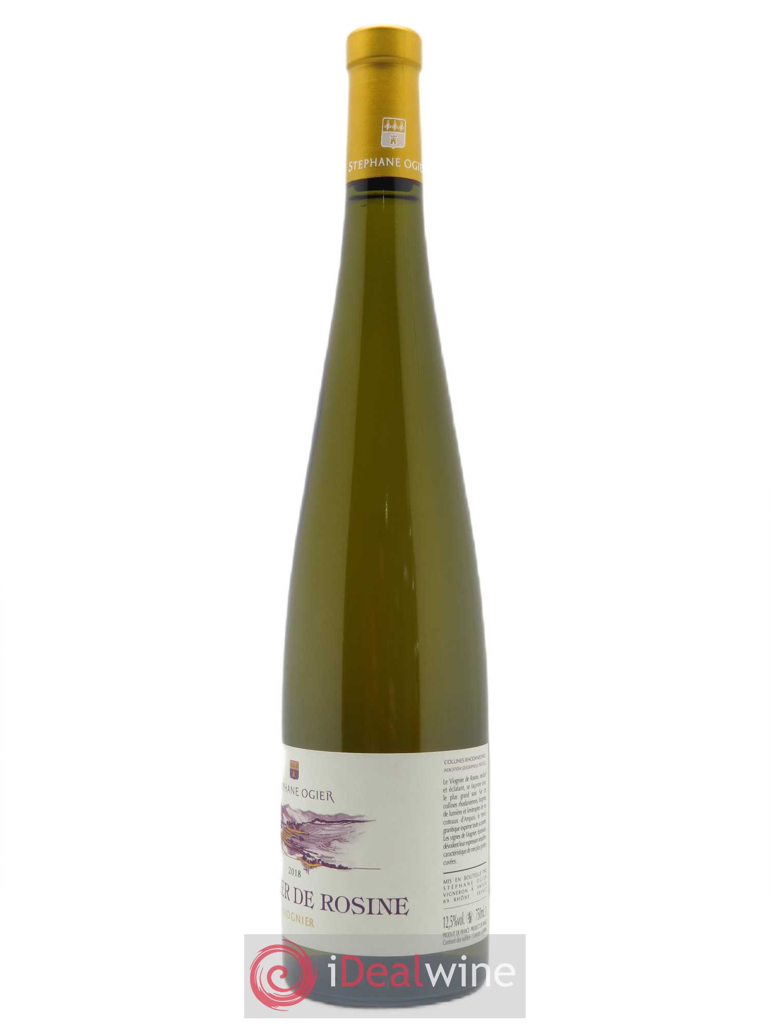 Collines Rhodaniennes Viognier de Rosine Stéphane Ogier 2018 - Lot de 1 bouteille - 1