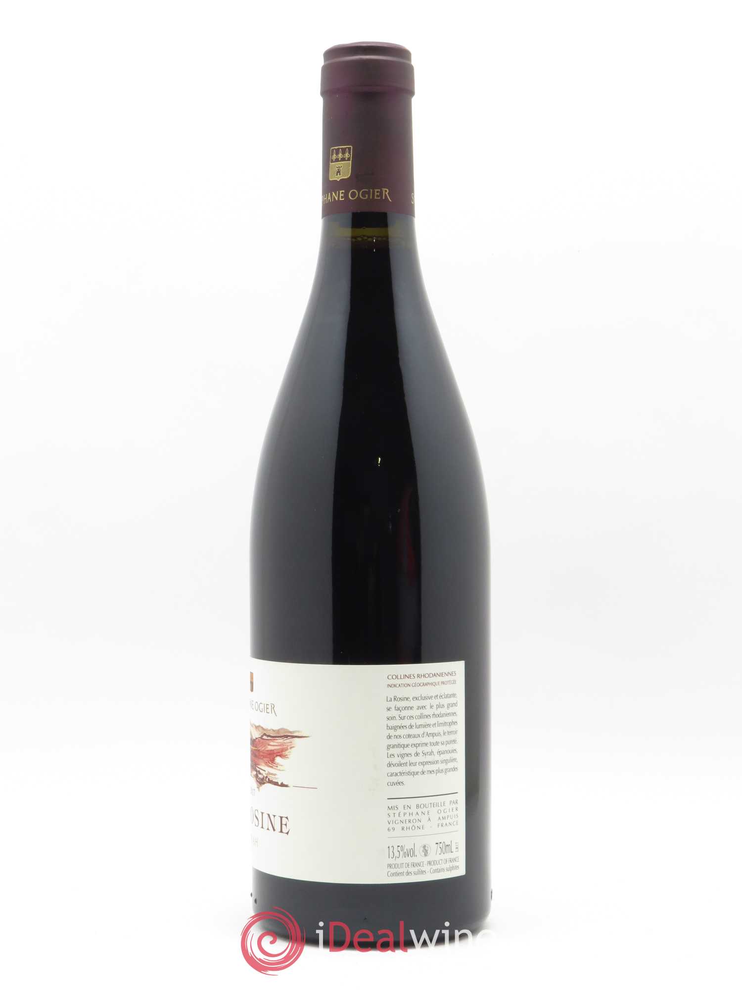 Collines Rhodaniennes La Rosine Stéphane Ogier 2017 - Lot de 1 bouteille - 1