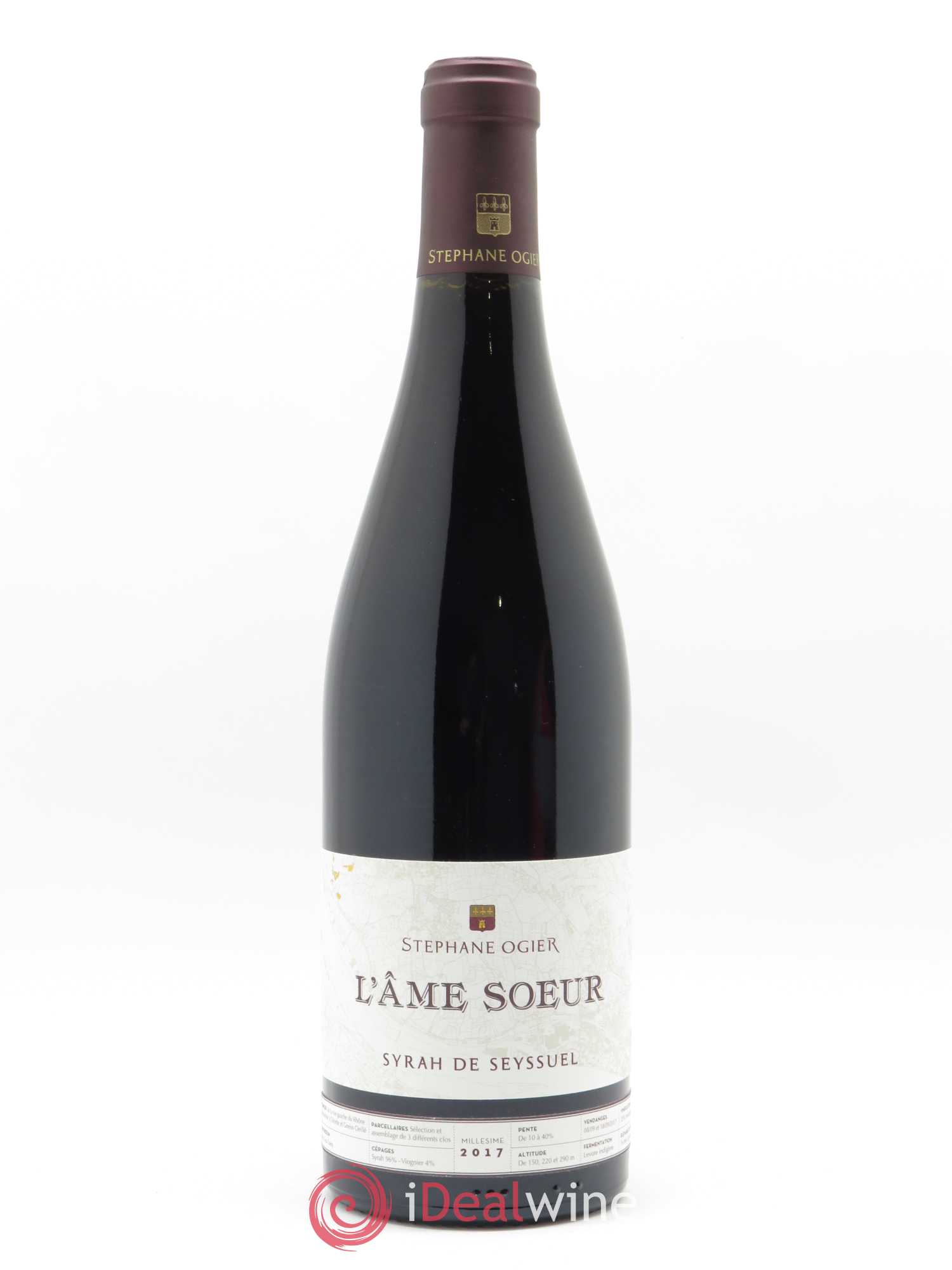 Collines Rhodaniennes L'Ame Soeur Syrah de Seyssuel Stéphane Ogier 2017 - Lot de 1 bouteille - 0