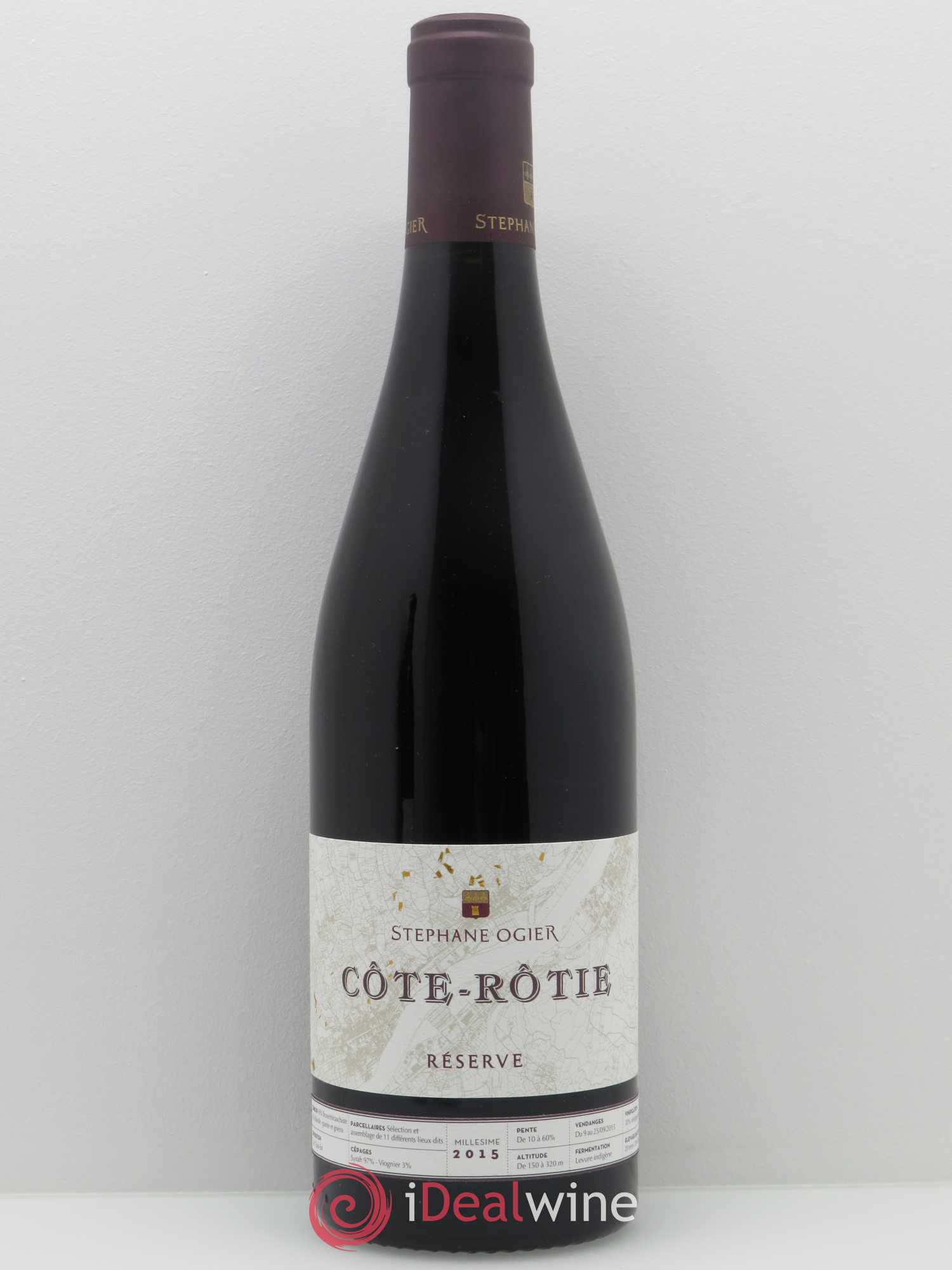 Côte-Rôtie Réserve Stéphane Ogier 2015 - Lot de 1 bouteille - 0