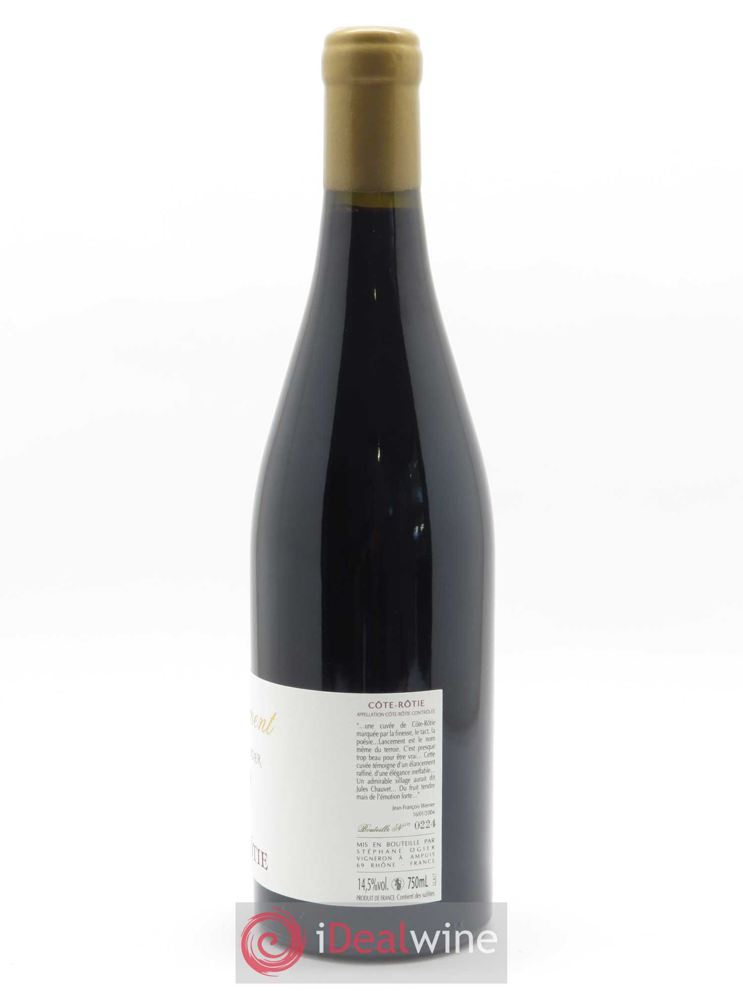 Côte-Rôtie Lancement Stéphane Ogier 2017 - Lot de 1 bouteille - 1