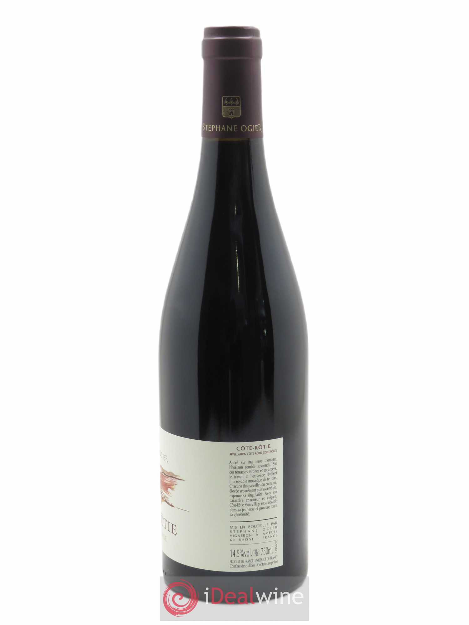 Côte-Rôtie Mon Village Stéphane Ogier 2020 - Lot de 1 bouteille - 1
