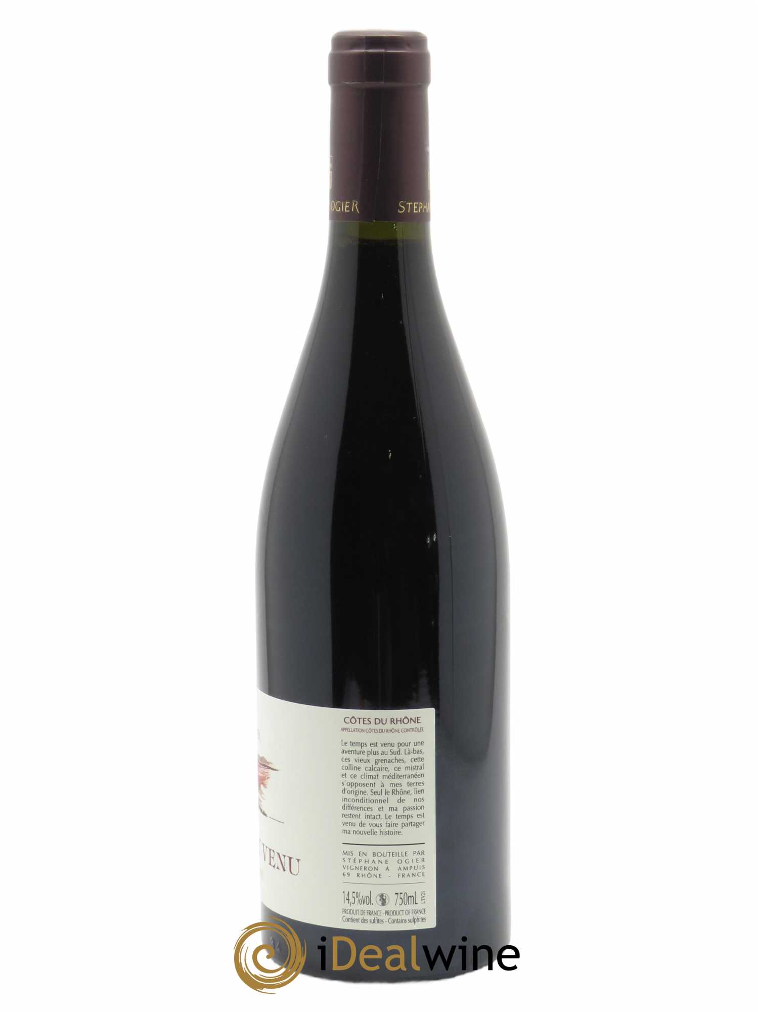 Côtes-du-Rhône Le Temps est Venu Stéphane Ogier 2021 - Lot of 1 bottle - 1