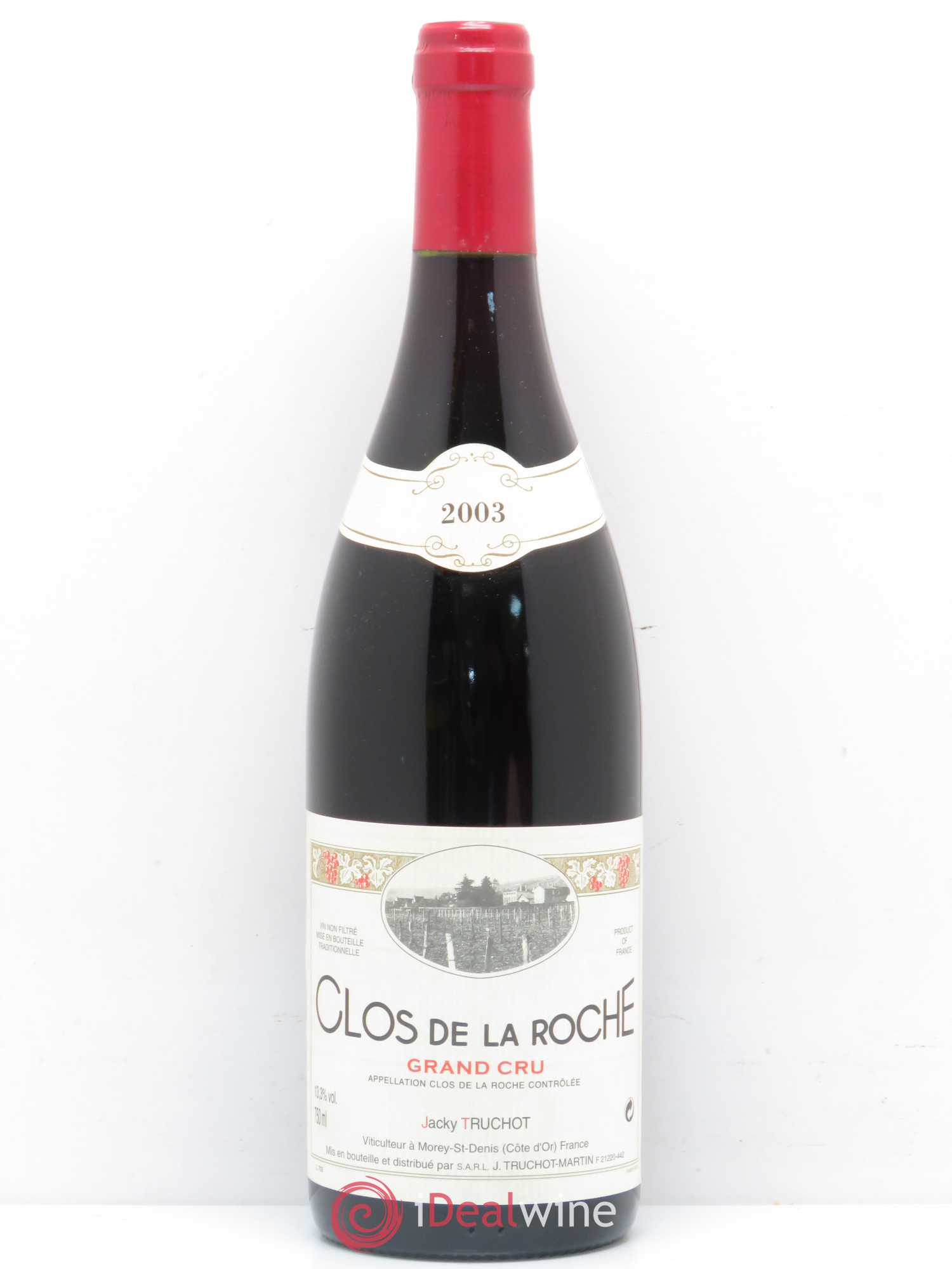 Clos de la Roche Grand Cru Jacky Truchot 2003 - Lot de 1 bouteille - 0