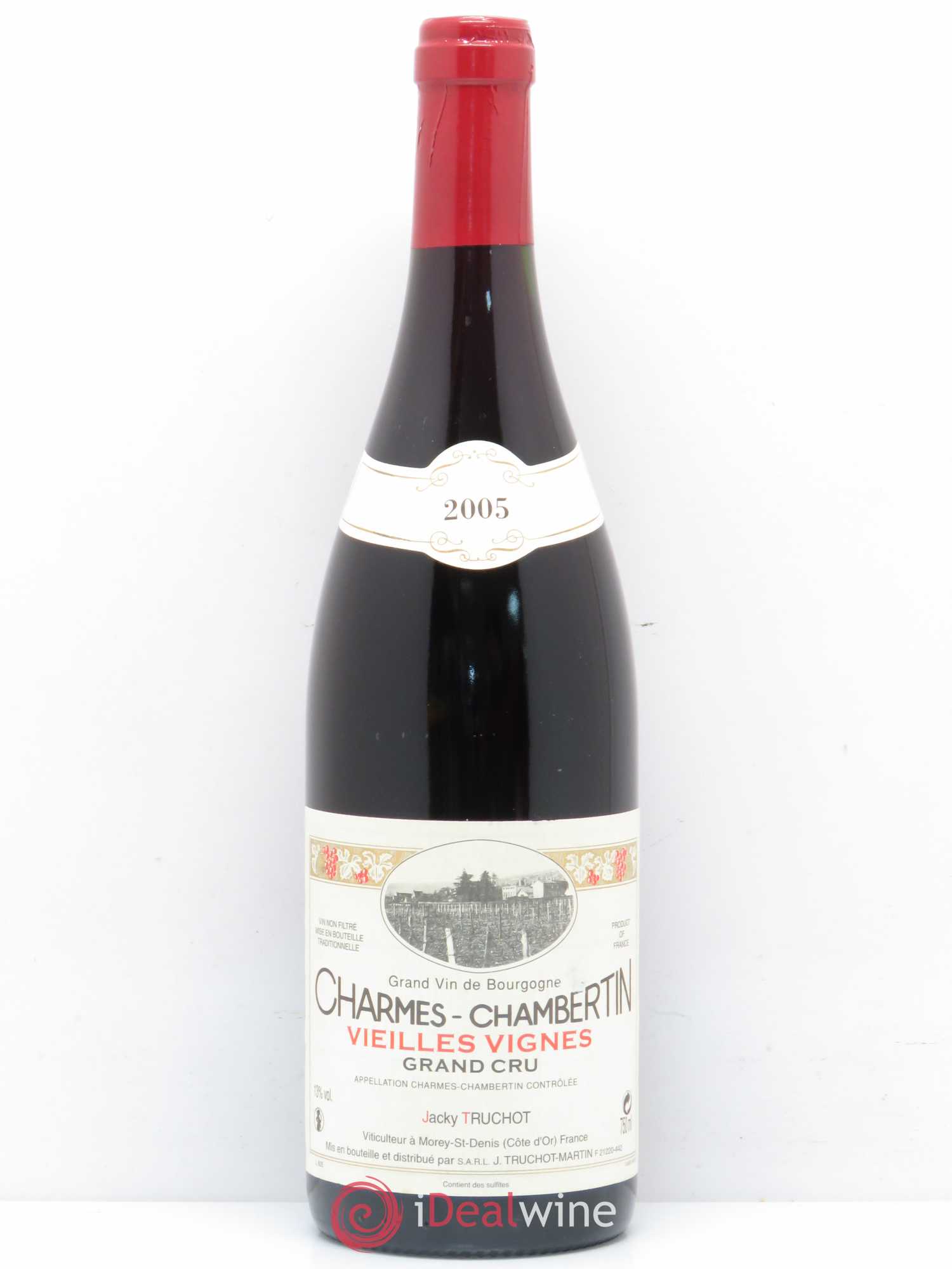 Charmes-Chambertin Grand Cru Vieilles Vignes Jacky Truchot 2005 - Lot de 1 bouteille - 0