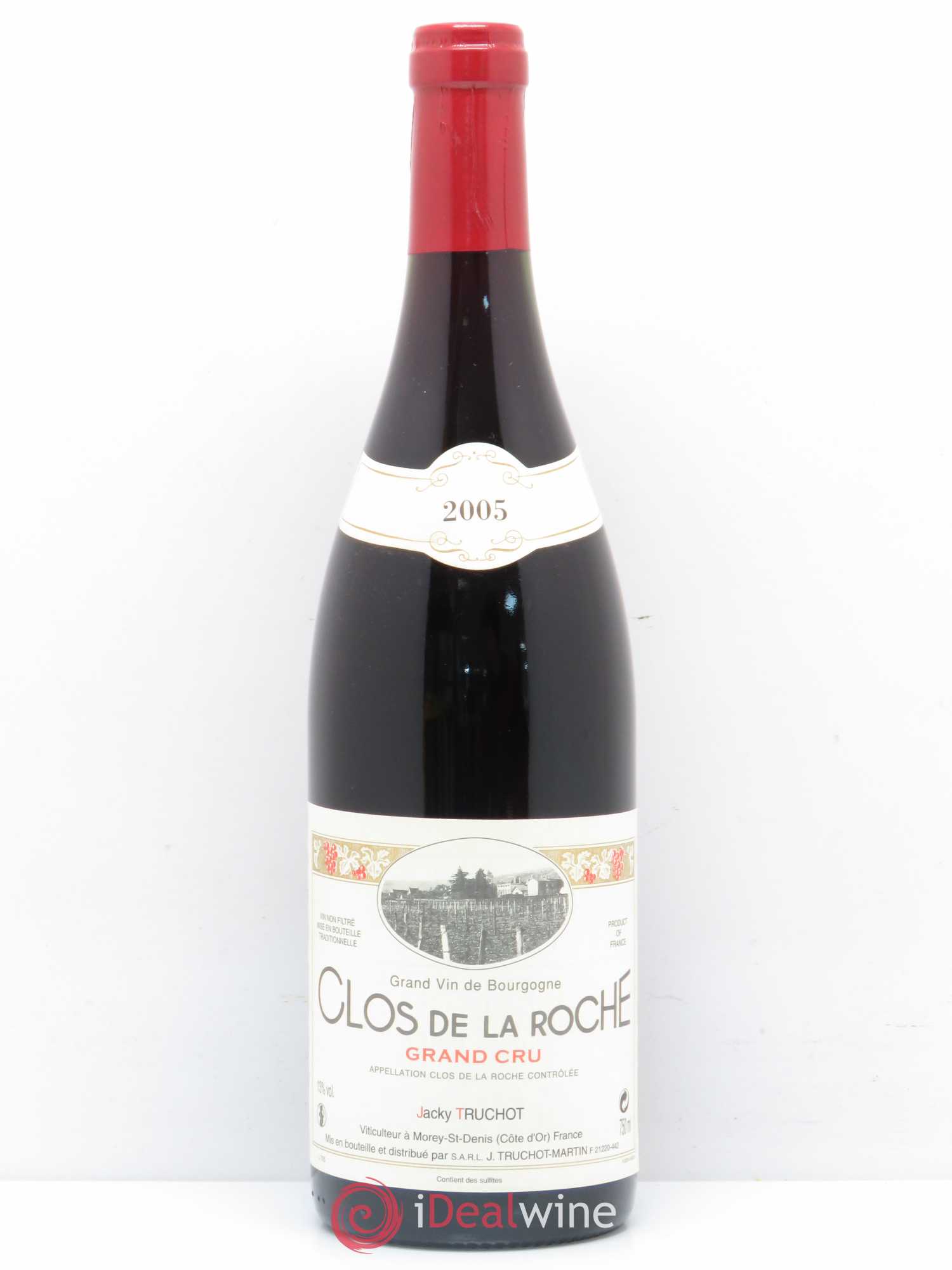 Clos de la Roche Grand Cru Jacky Truchot 2005 - Lot de 1 bouteille - 0