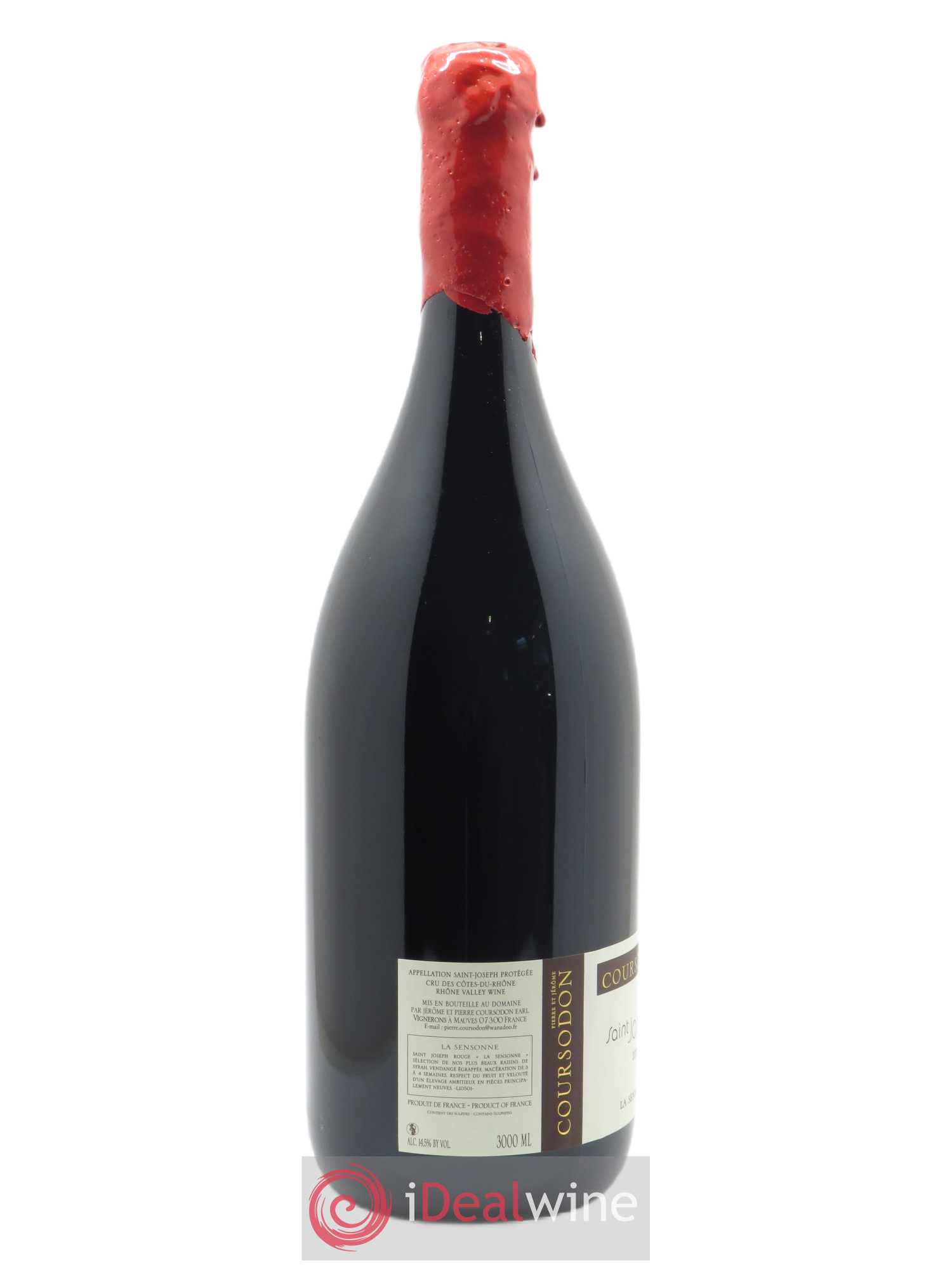 Saint-Joseph La Sensonne Pierre et Jérôme Coursodon 2018 - Lot de 1 double magnum - 1