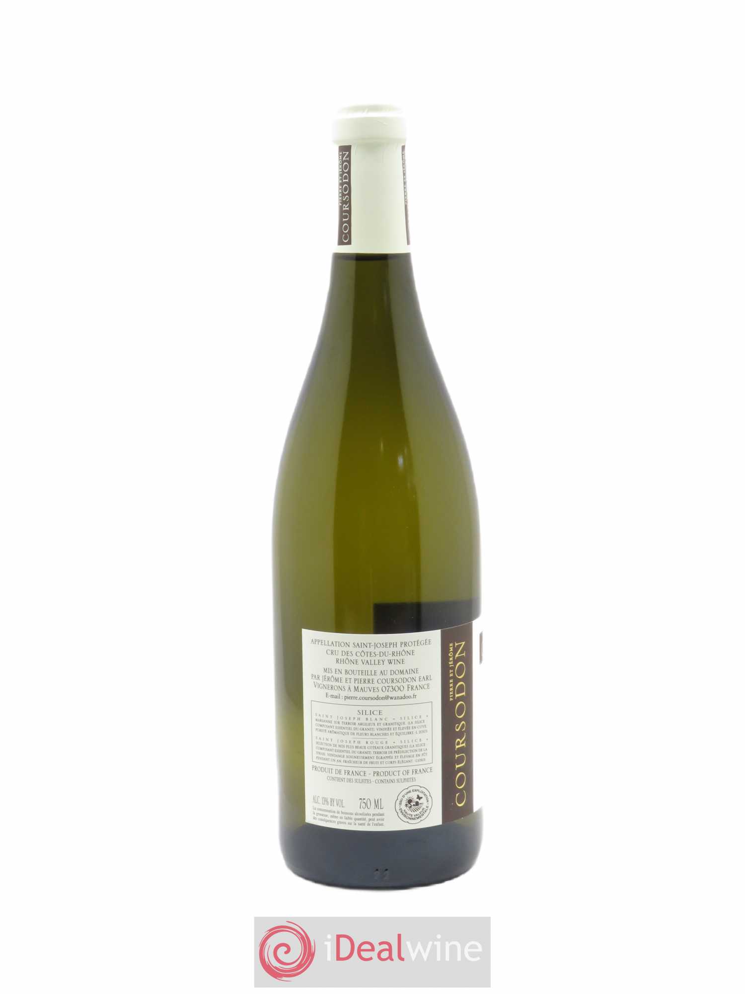 Saint-Joseph Silice Pierre et Jérôme Coursodon 2021 - Lot de 1 bouteille - 1
