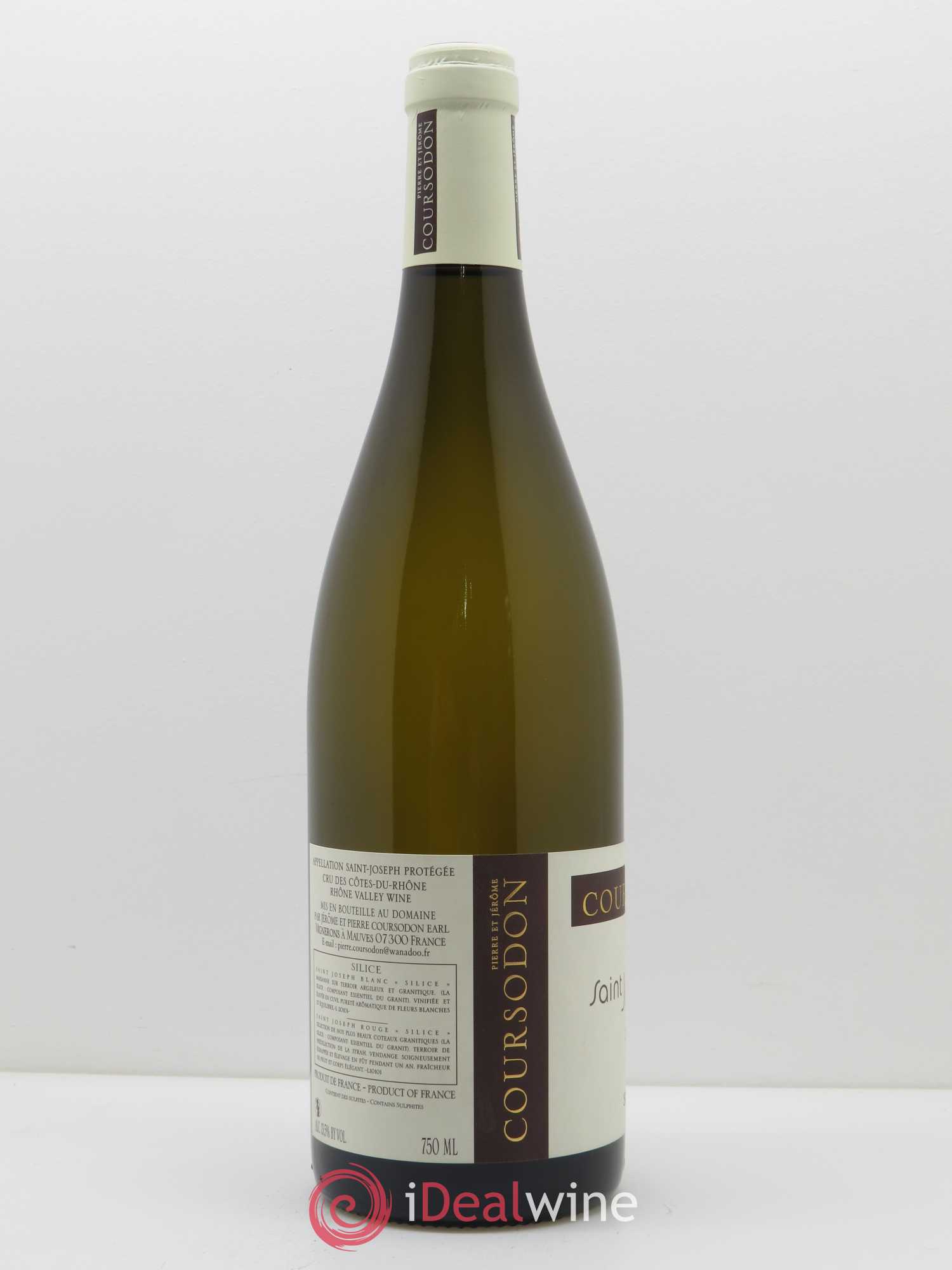 Saint-Joseph Silice Pierre et Jérôme Coursodon 2018 - Lot de 1 bouteille - 1