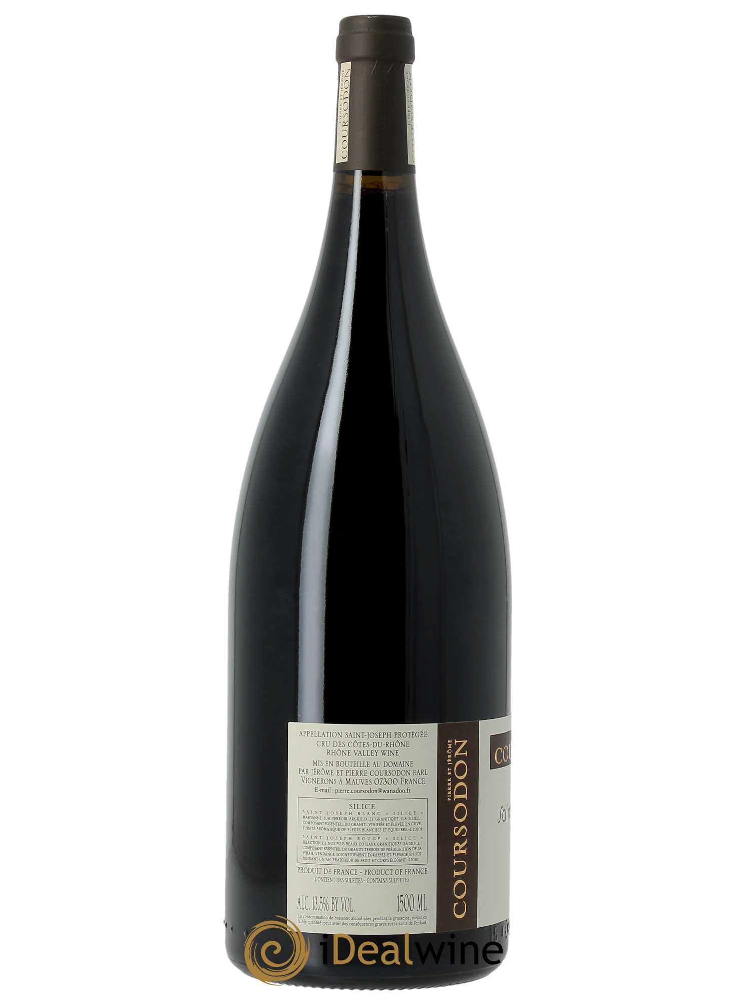 Saint-Joseph Silice Pierre et Jérôme Coursodon 2022 - Lot of 1 magnum - 1