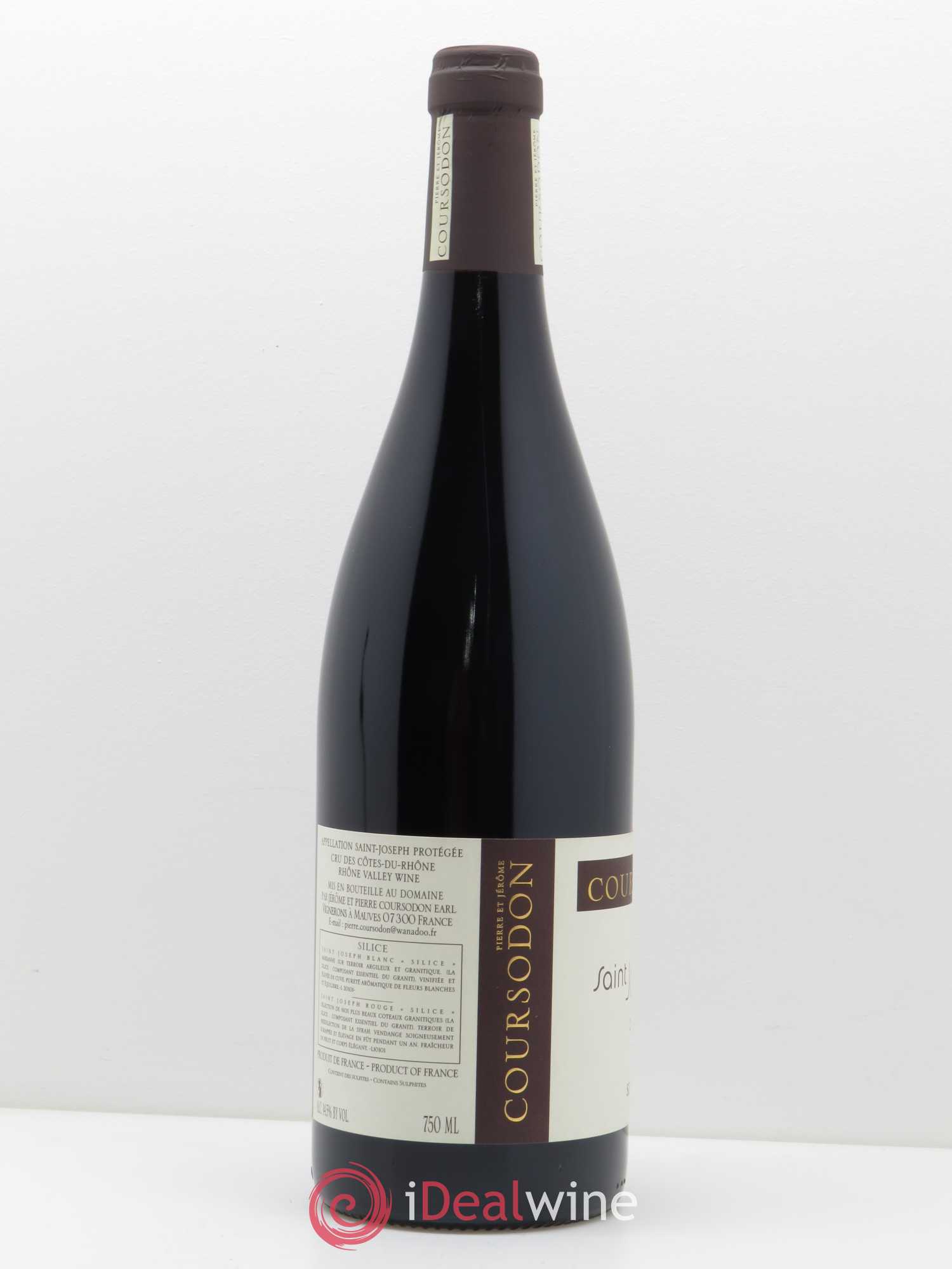 Saint-Joseph Silice Pierre et Jérôme Coursodon 2017 - Lot de 1 bouteille - 1