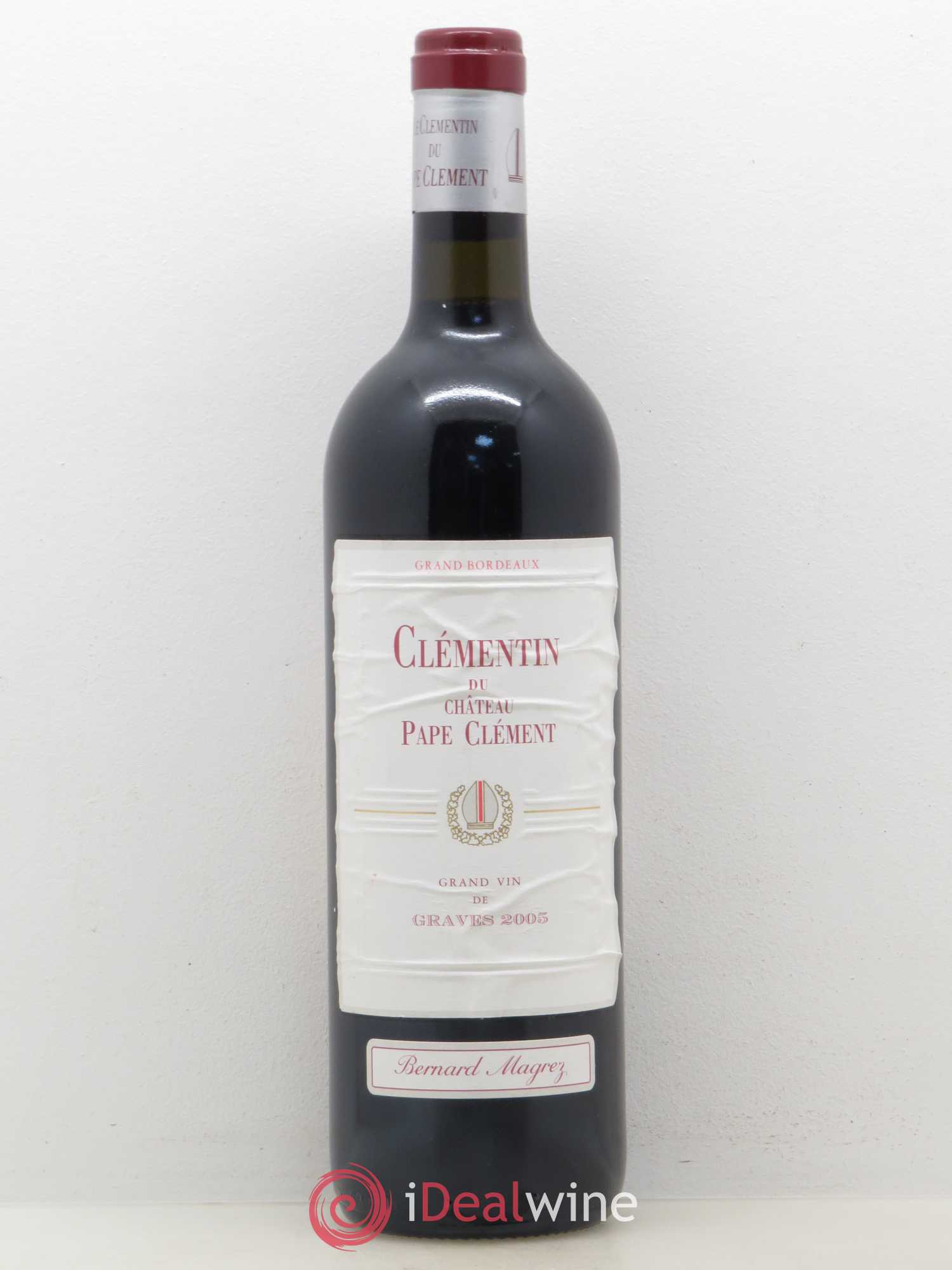 Le Clémentin de Pape Clément Second Vin 2005 - Lot de 1 bouteille - 0