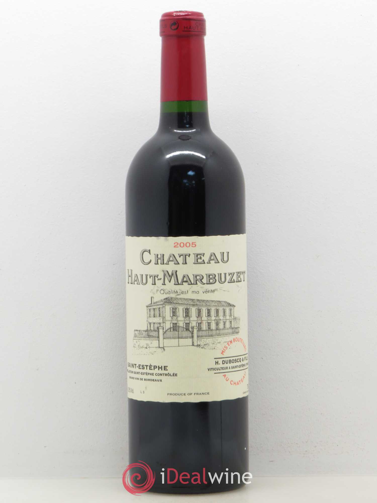 Château Haut Marbuzet 2005 - Lot de 1 bouteille - 0