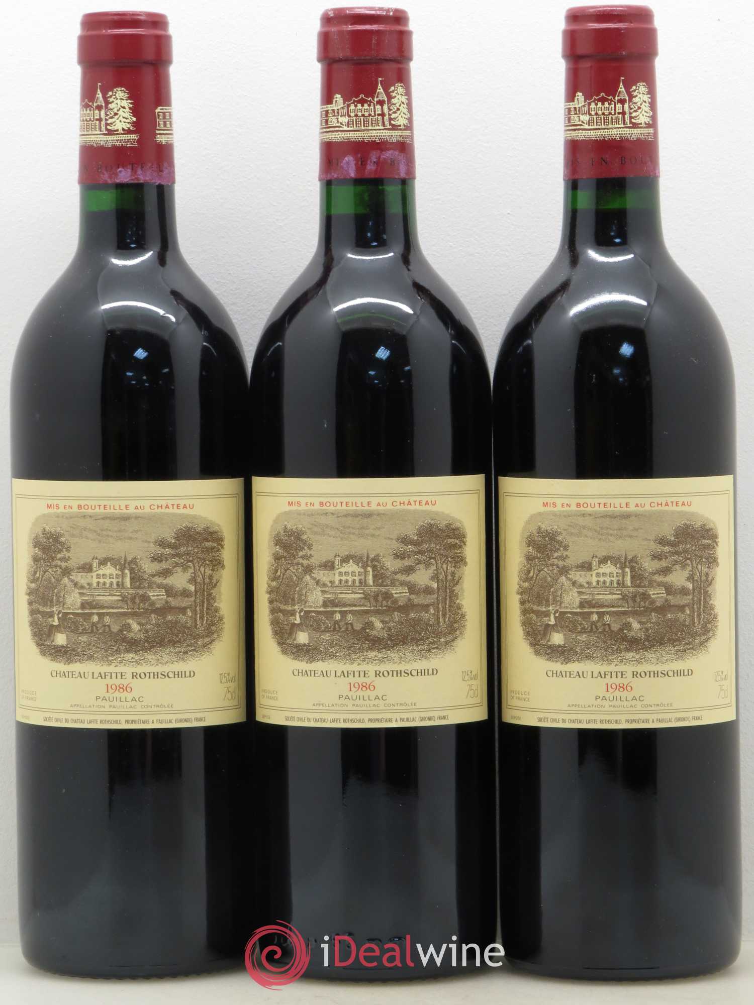 Château Lafite Rothschild 1er Grand Cru Classé 1986 - Lot de 12 bouteilles - 2
