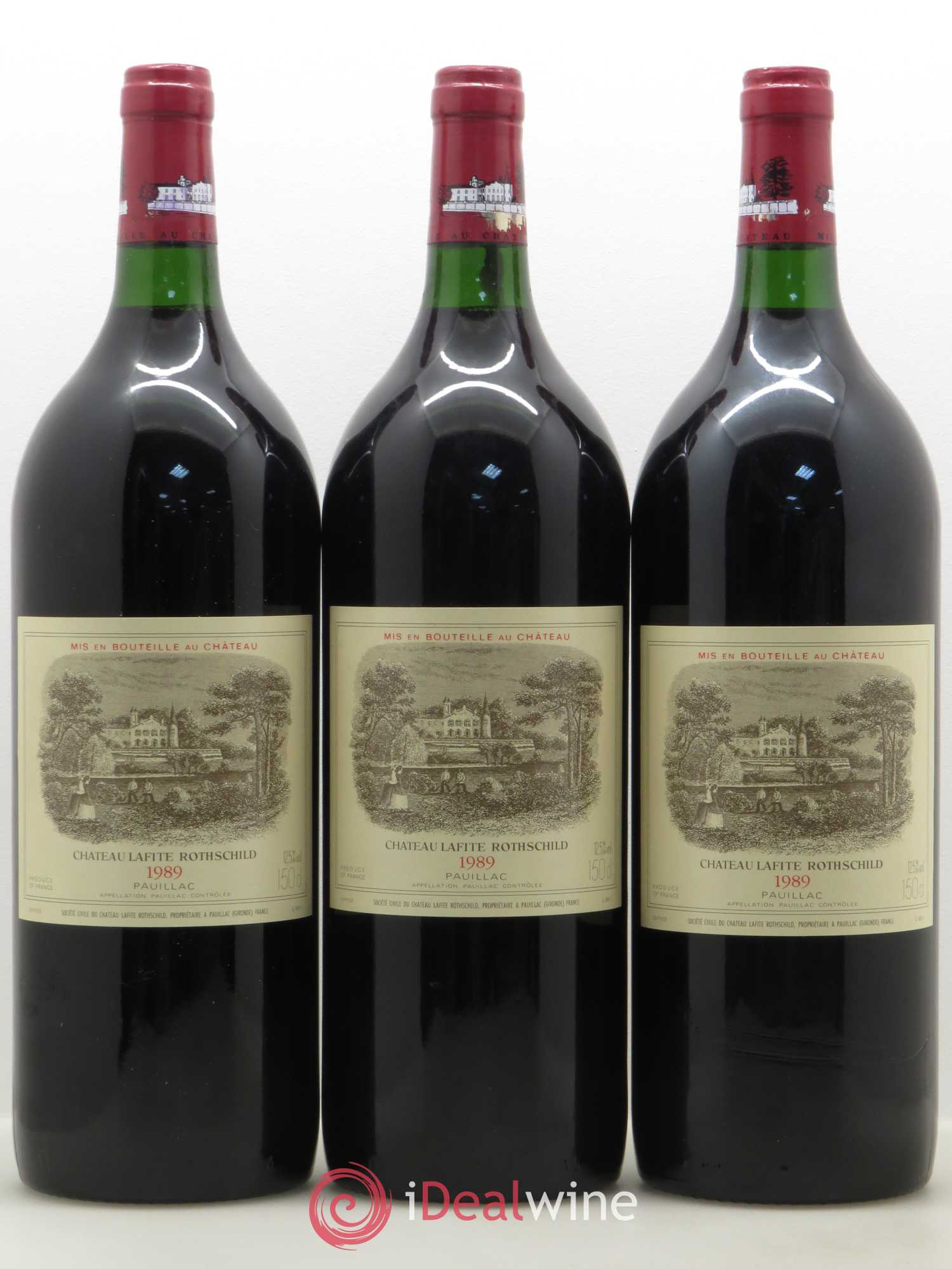 Château Lafite Rothschild 1er Grand Cru Classé 1989 - Lot de 6 magnums - 1