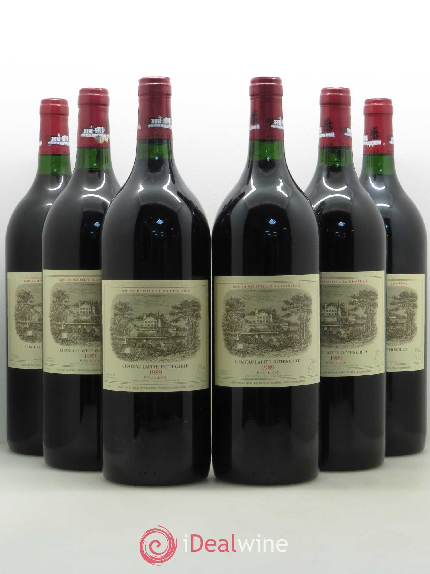 Château Lafite Rothschild 1er Grand Cru Classé 1989 - Lot de 6 magnums - 0