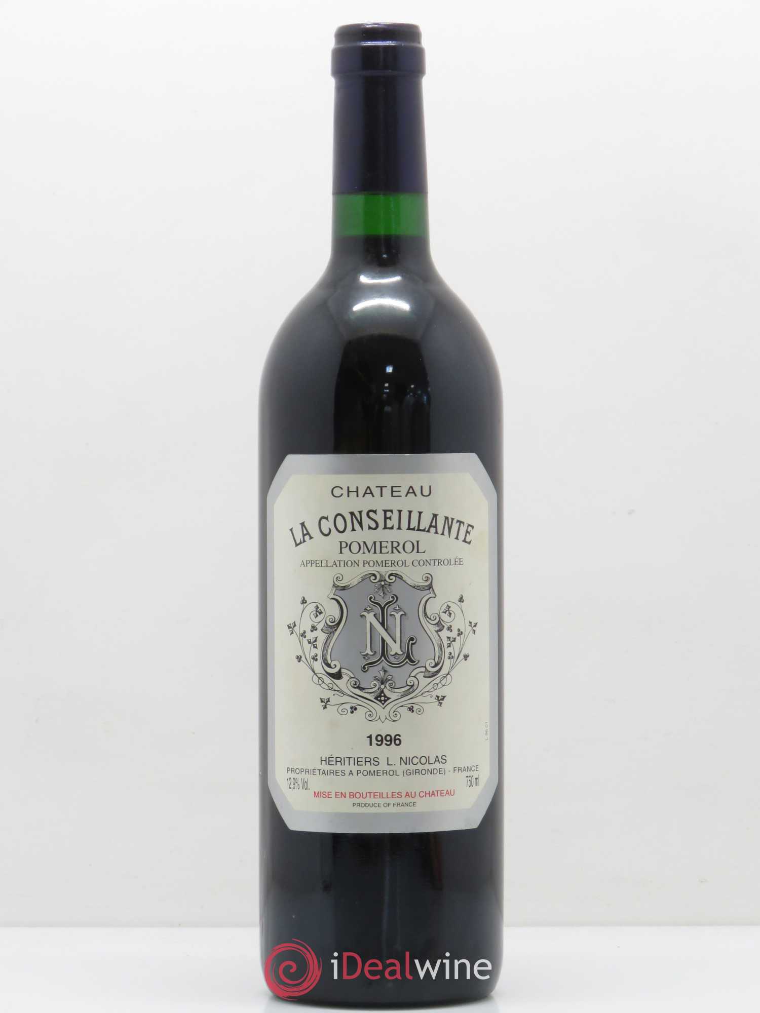 Château la Conseillante 1996 - Lot de 1 bouteille - 0