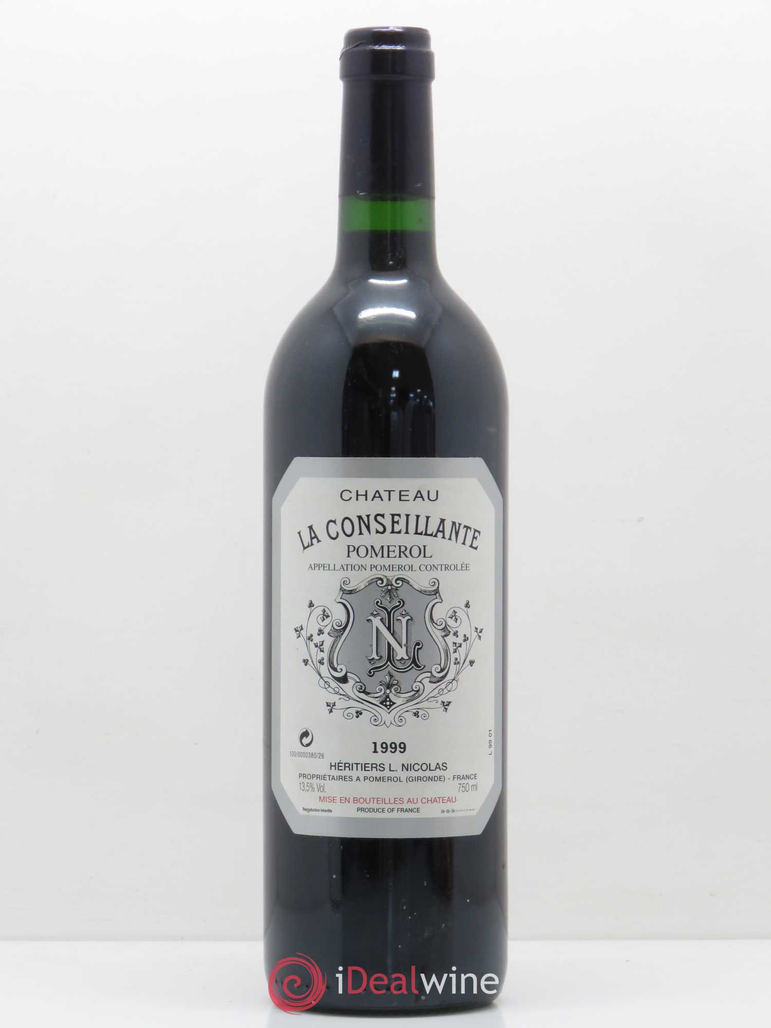 Château la Conseillante 1999 - Lot de 1 bouteille - 0