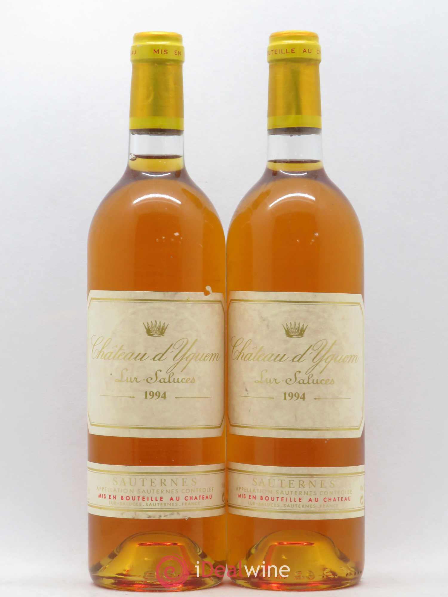 Château d' Yquem 1er Cru Classé Supérieur 1994 - Lotto di 2 bottiglie - 0