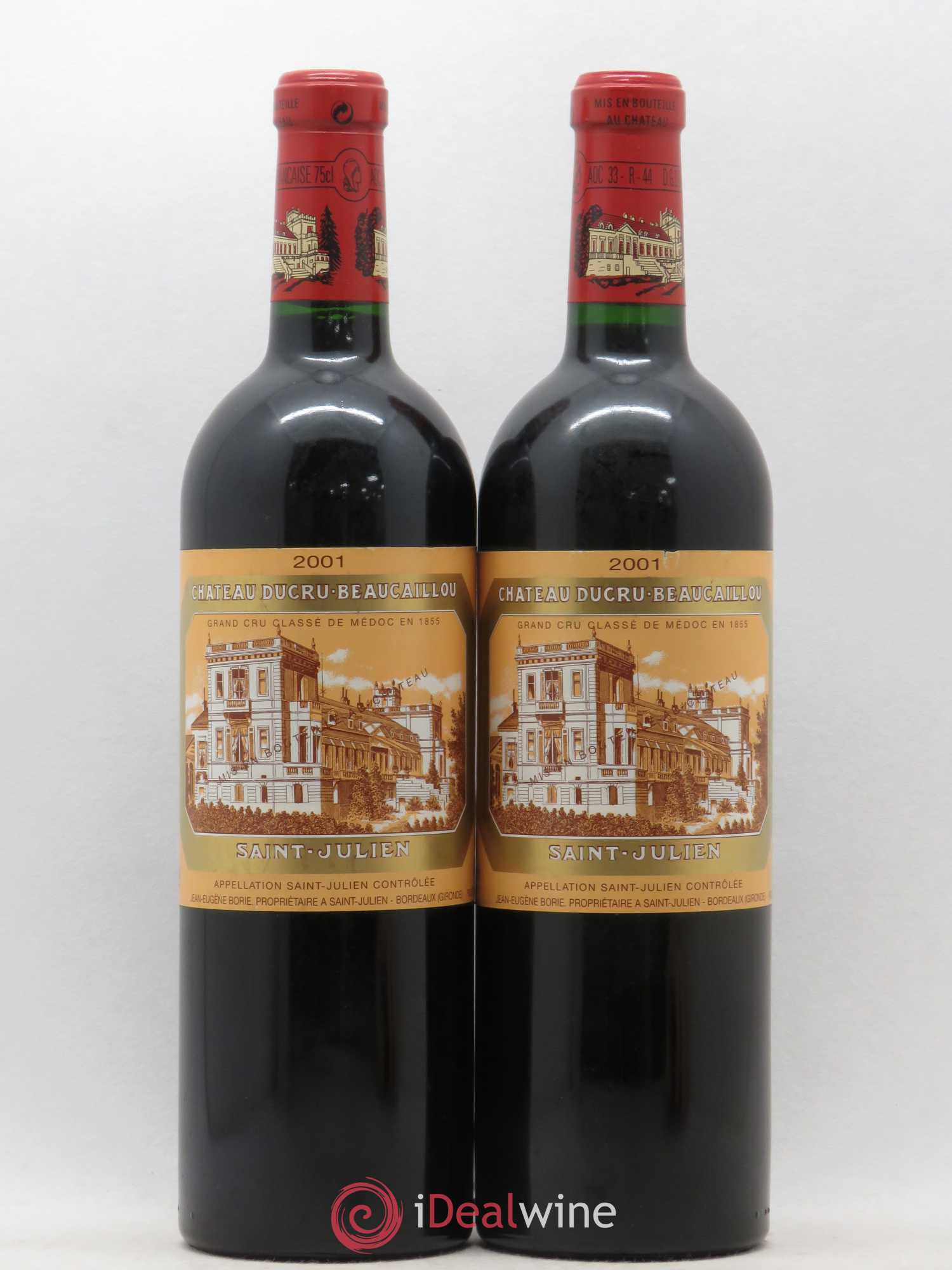 Château Ducru Beaucaillou 2ème Grand Cru Classé 2001 - Lot de 2 bouteilles - 0