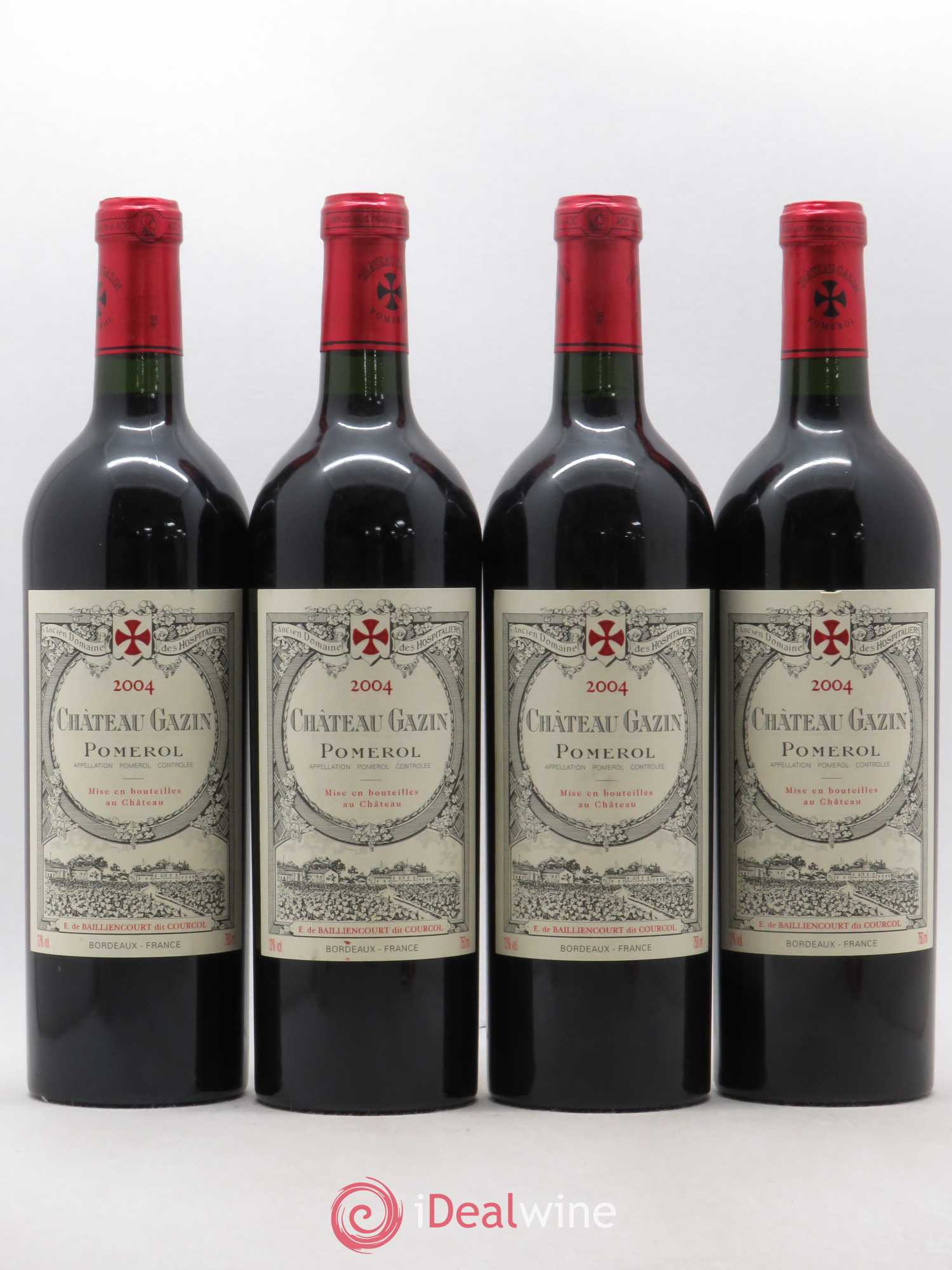 Château Gazin 2004 - Lot de 4 bouteilles - 0