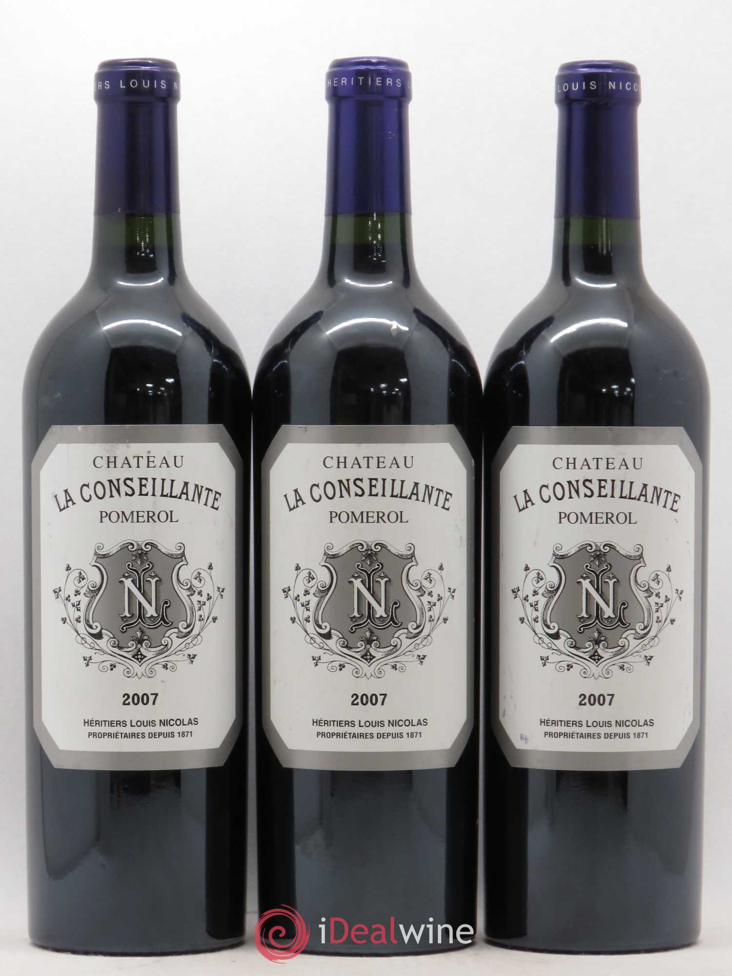 Château la Conseillante 2007 - Lot de 3 bouteilles - 0