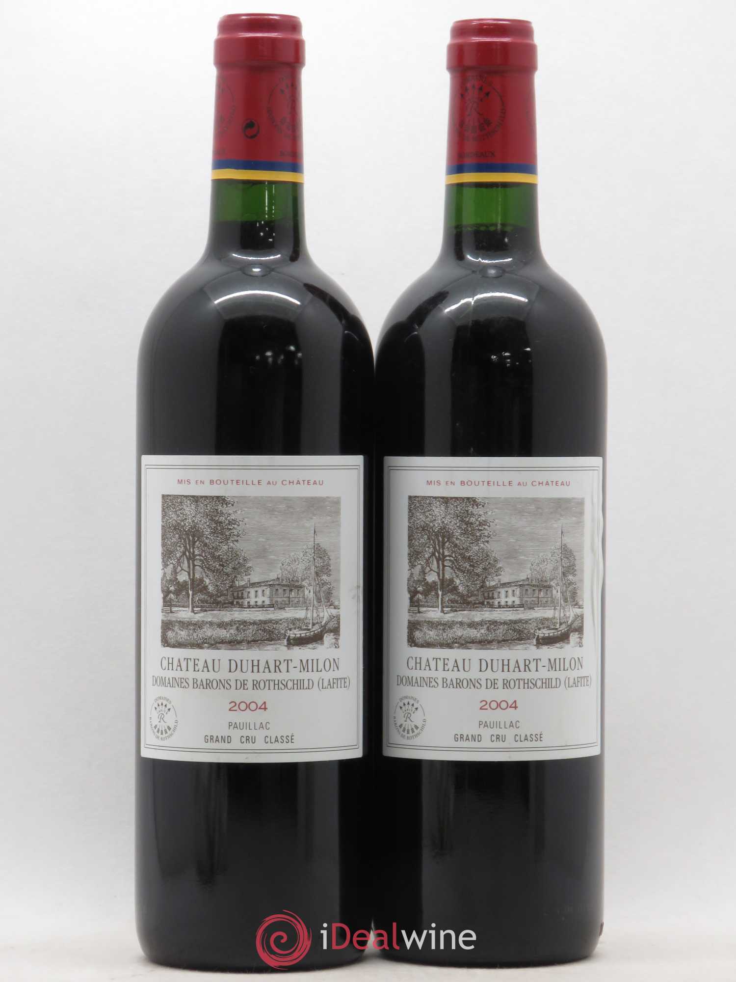 Château Duhart-Milon 4ème Grand Cru Classé 2004 - Lot de 2 bouteilles - 0