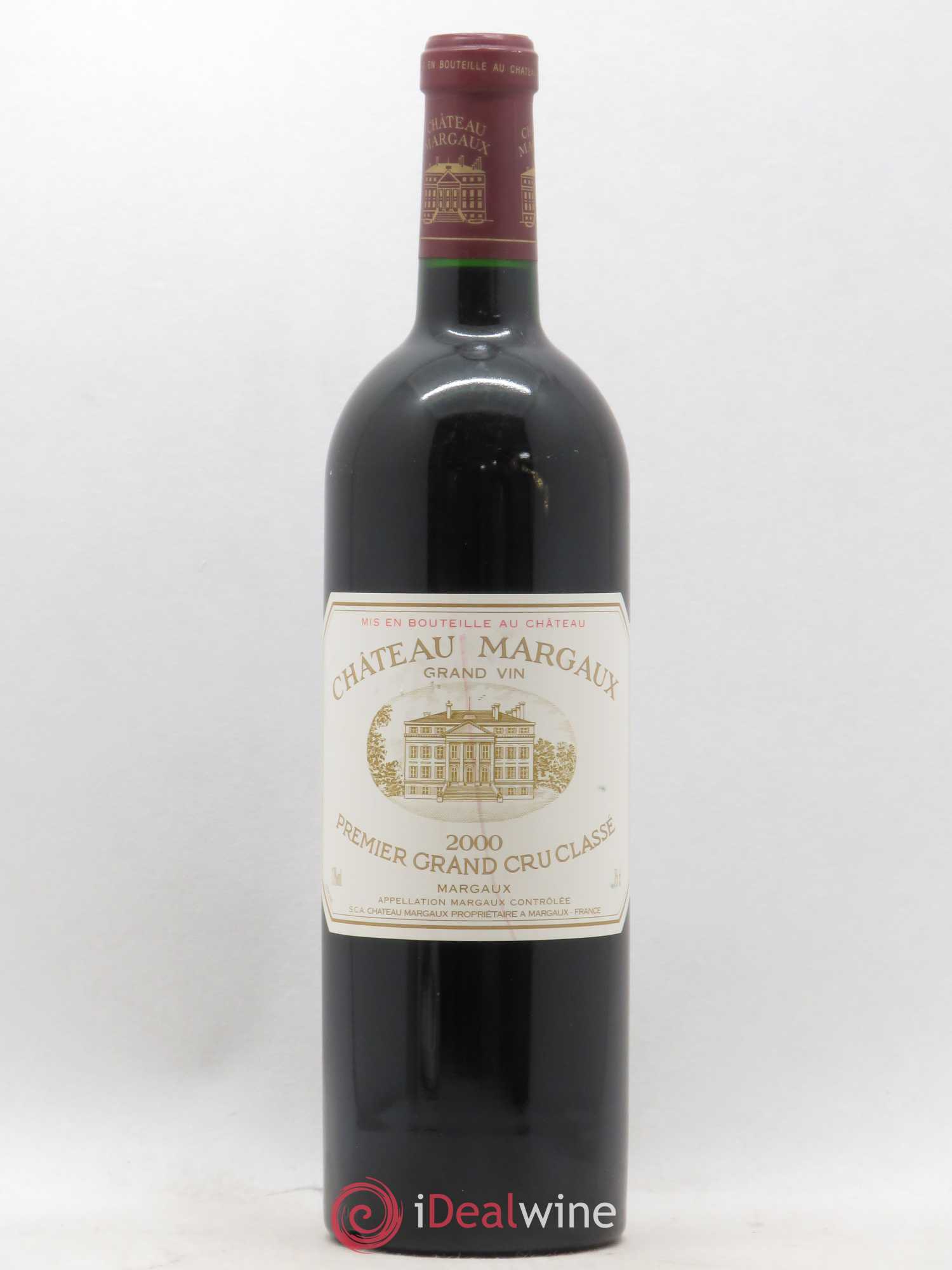 Château Margaux 1er Grand Cru Classé 2000 - Lot de 1 bouteille - 0