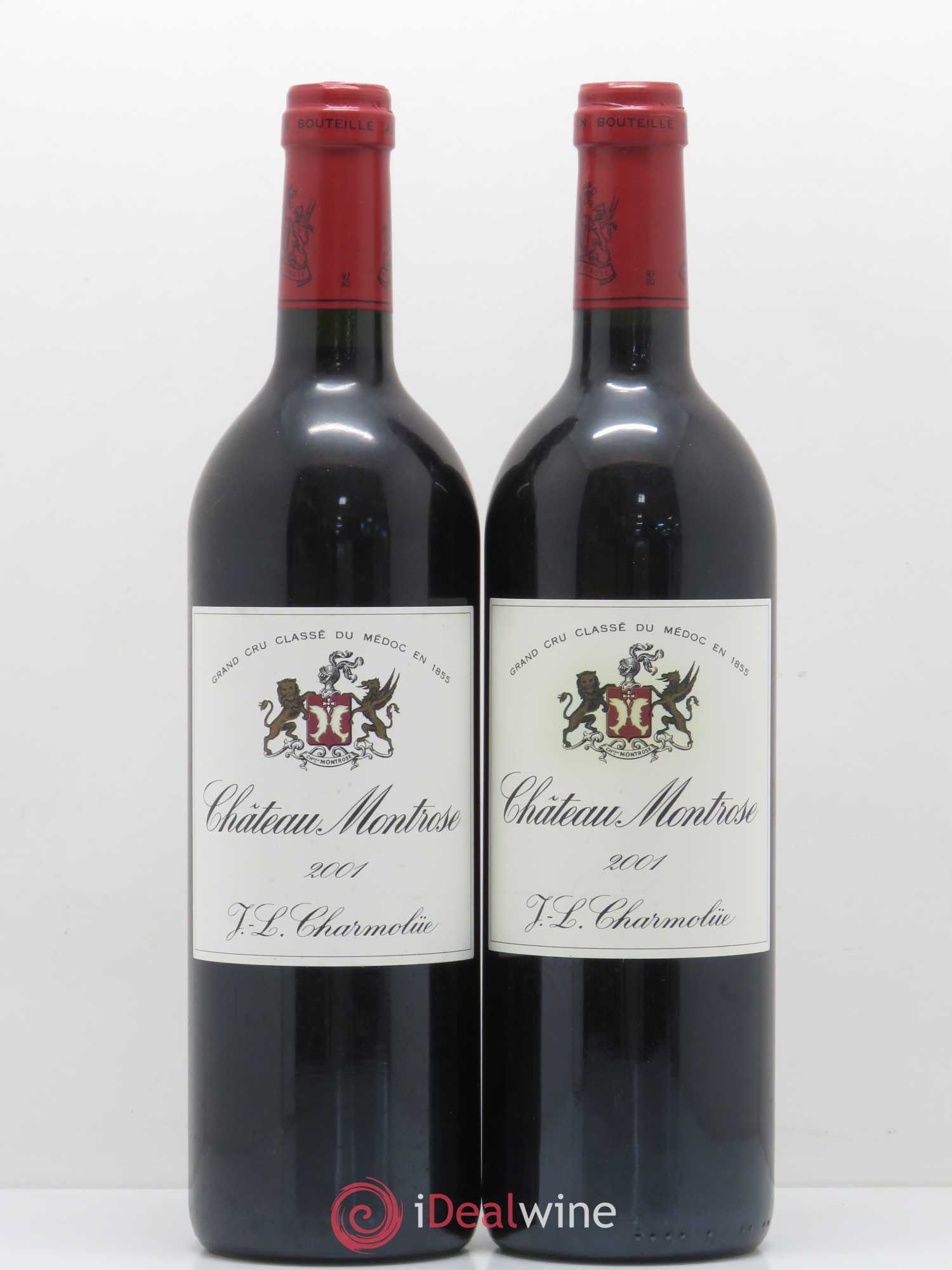 Château Montrose 2ème Grand Cru Classé 2001 - Lot de 2 bouteilles - 0