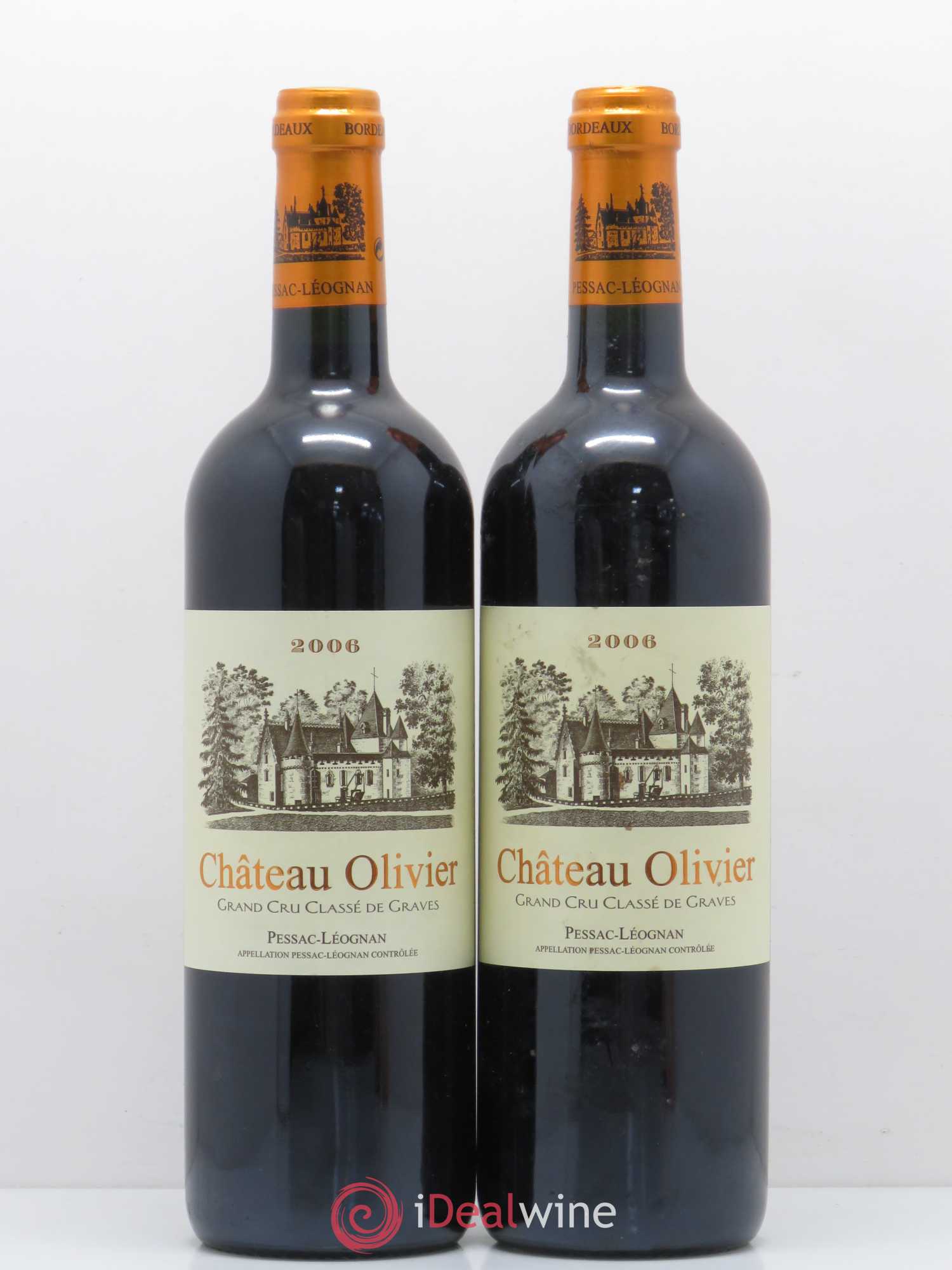 Château Olivier Cru Classé de Graves 2006 - Lot de 2 bouteilles - 0