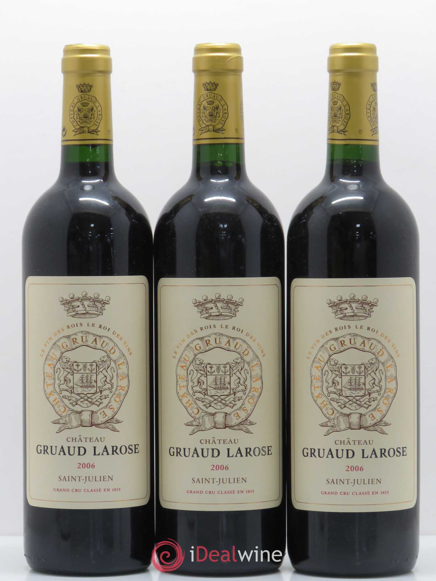 Château Gruaud Larose 2ème Grand Cru Classé 2006 - Lot de 3 bouteilles - 0