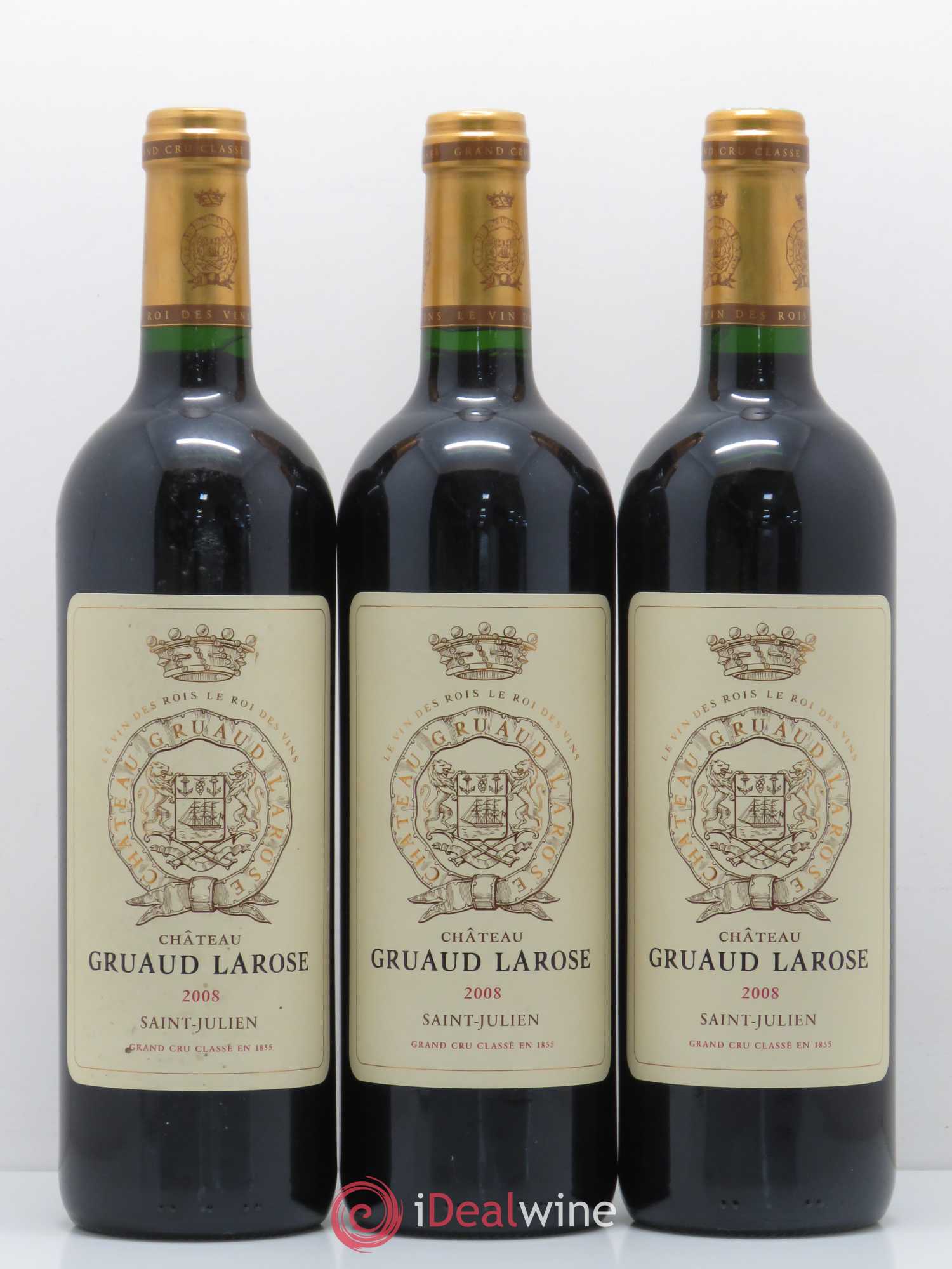 Château Gruaud Larose 2ème Grand Cru Classé 2008 - Lot de 3 bouteilles - 0