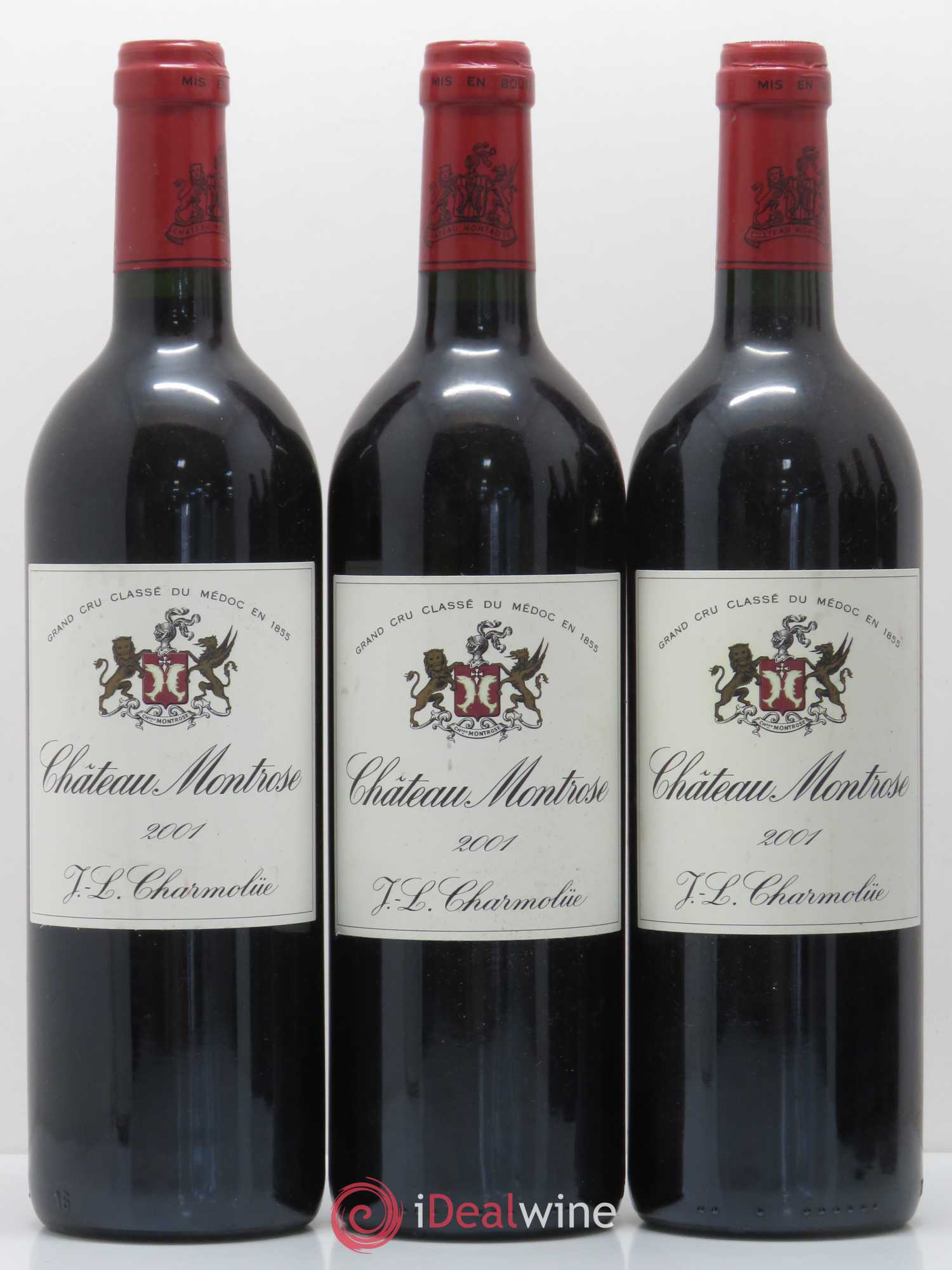 Château Montrose 2ème Grand Cru Classé 2001 - Lot de 6 bouteilles - 1