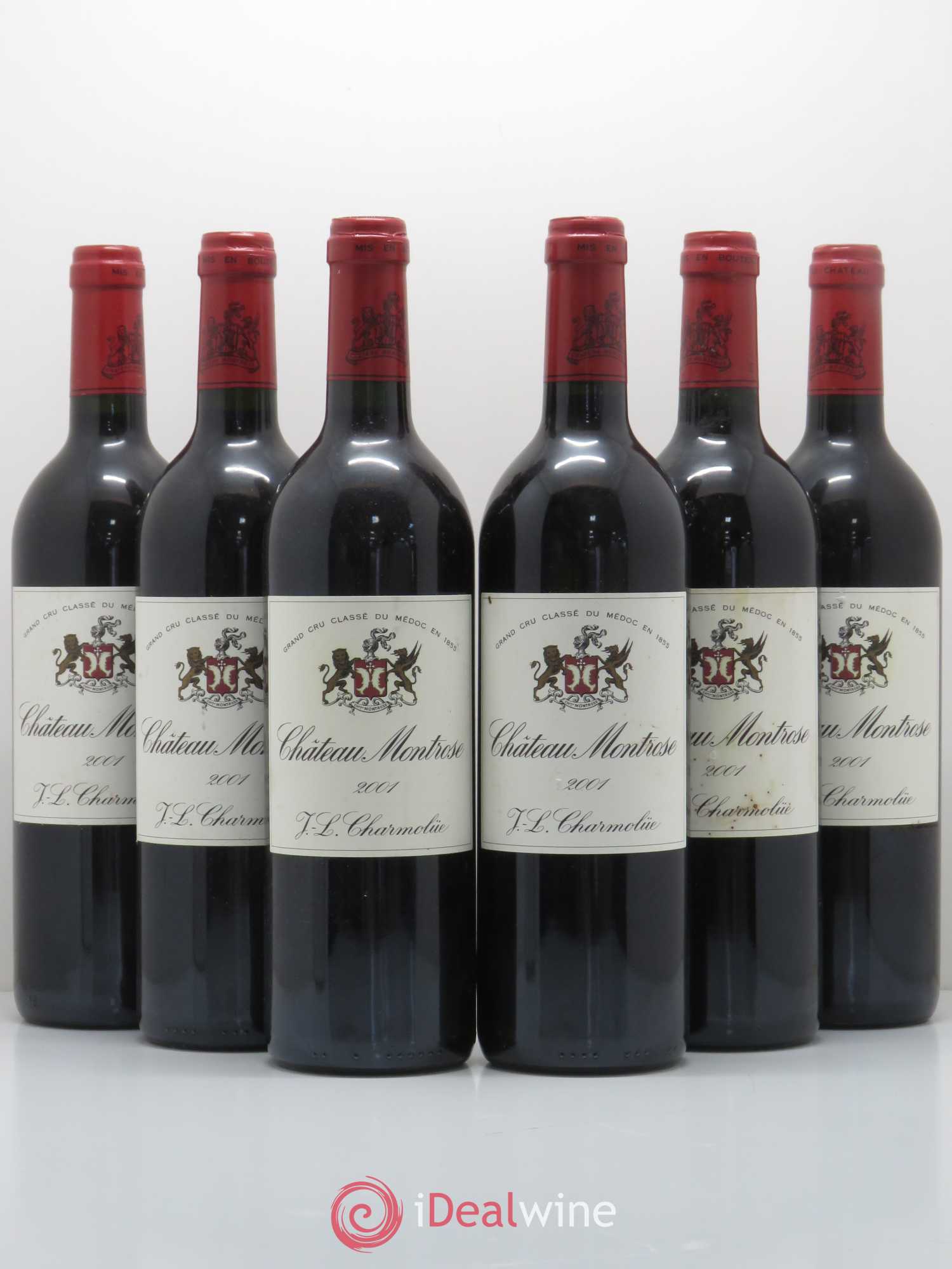 Château Montrose 2ème Grand Cru Classé 2001 - Lot de 6 bouteilles - 0