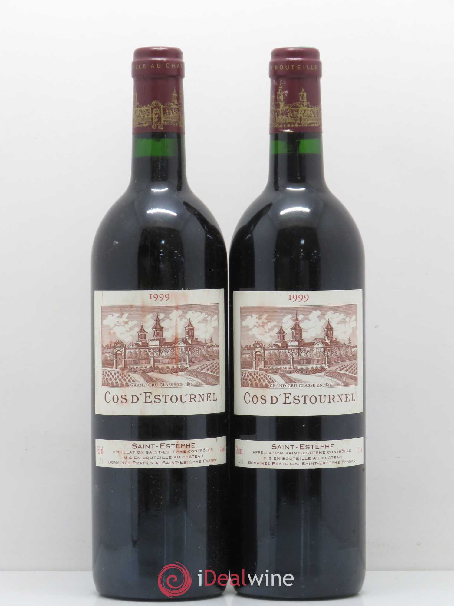 Cos d'Estournel 2ème Grand Cru Classé 1999 - Lot de 2 bouteilles - 0