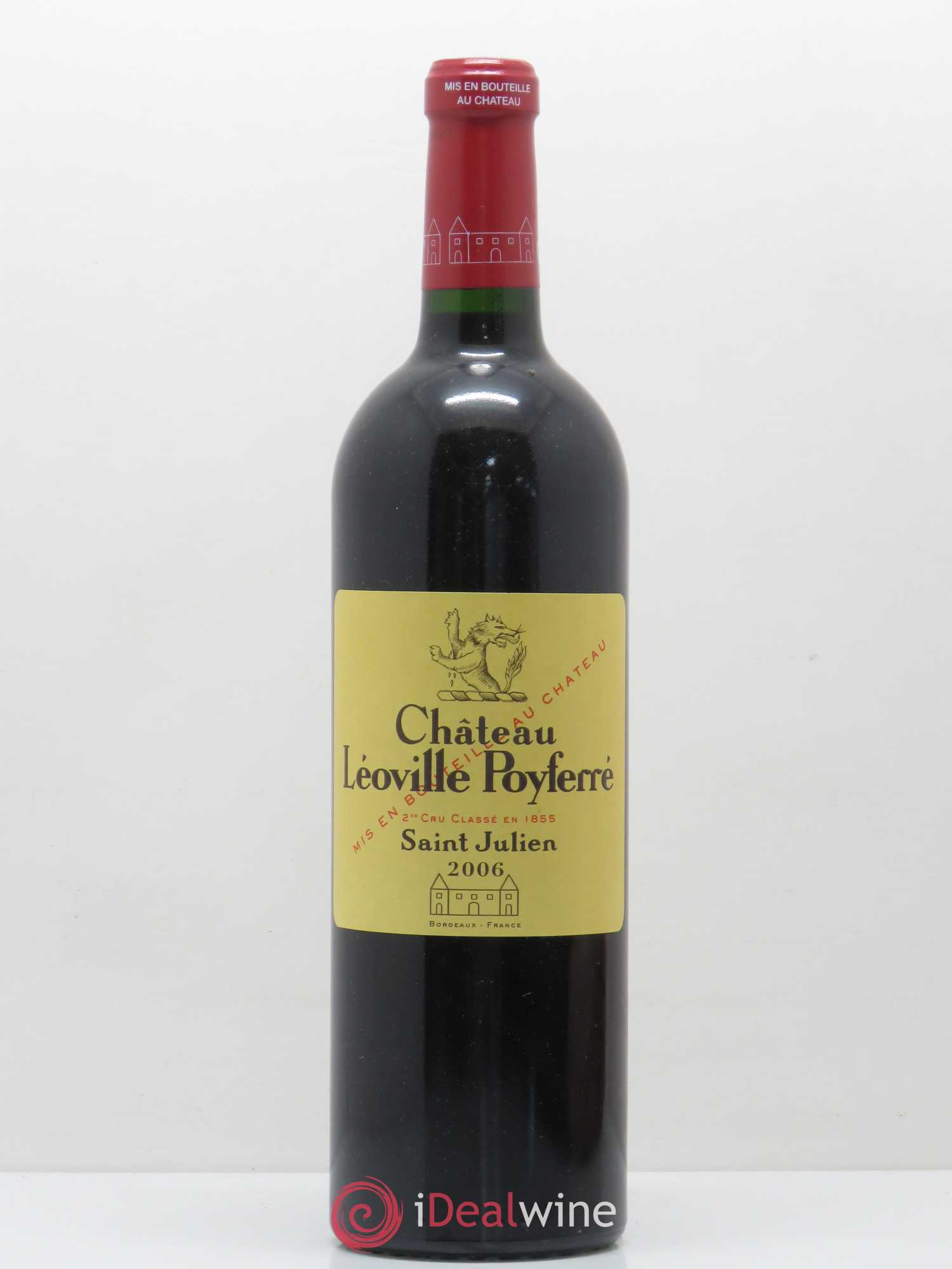 Château Léoville Poyferré 2ème Grand Cru Classé 2006 - Lot de 1 bouteille - 0