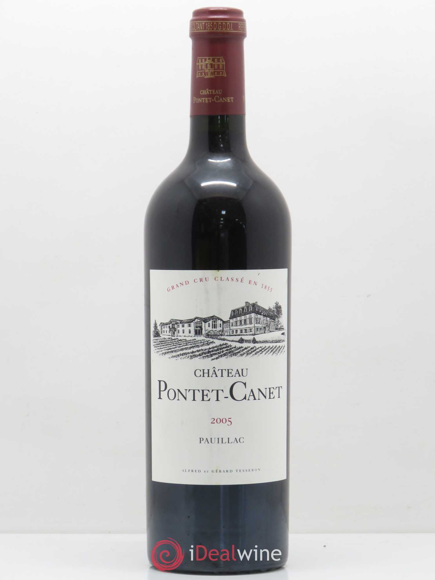 Château Pontet Canet 5ème Grand Cru Classé 2005 - Lot de 1 bouteille - 0