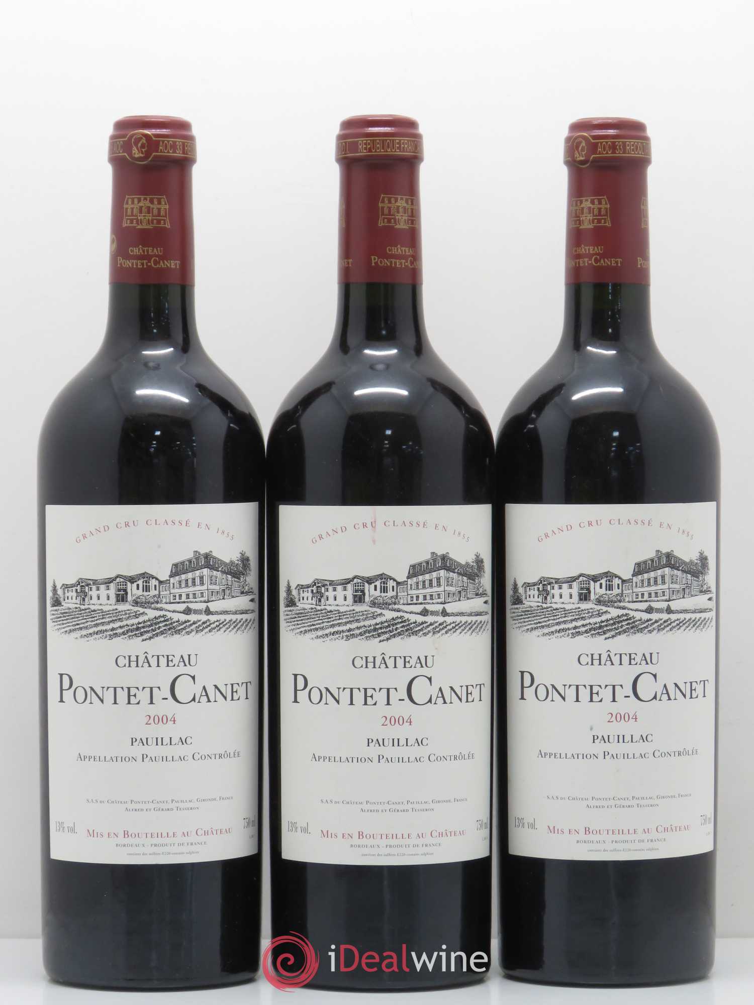 Château Pontet Canet 5ème Grand Cru Classé 2004 - Lot de 12 bouteilles - 4