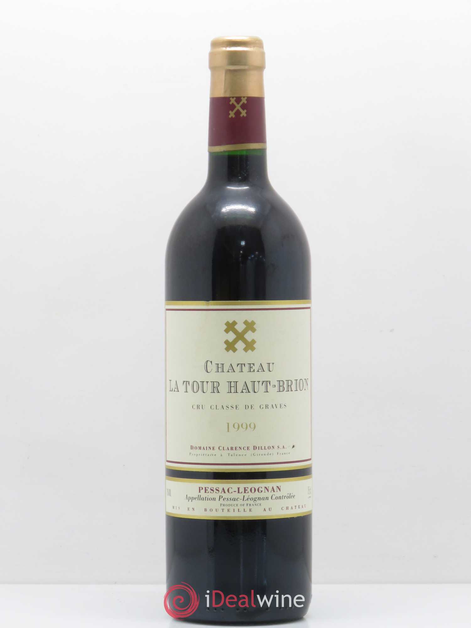 Château la Tour Haut-Brion Cru Classé de Graves 1999 - Lot de 1 bouteille - 0